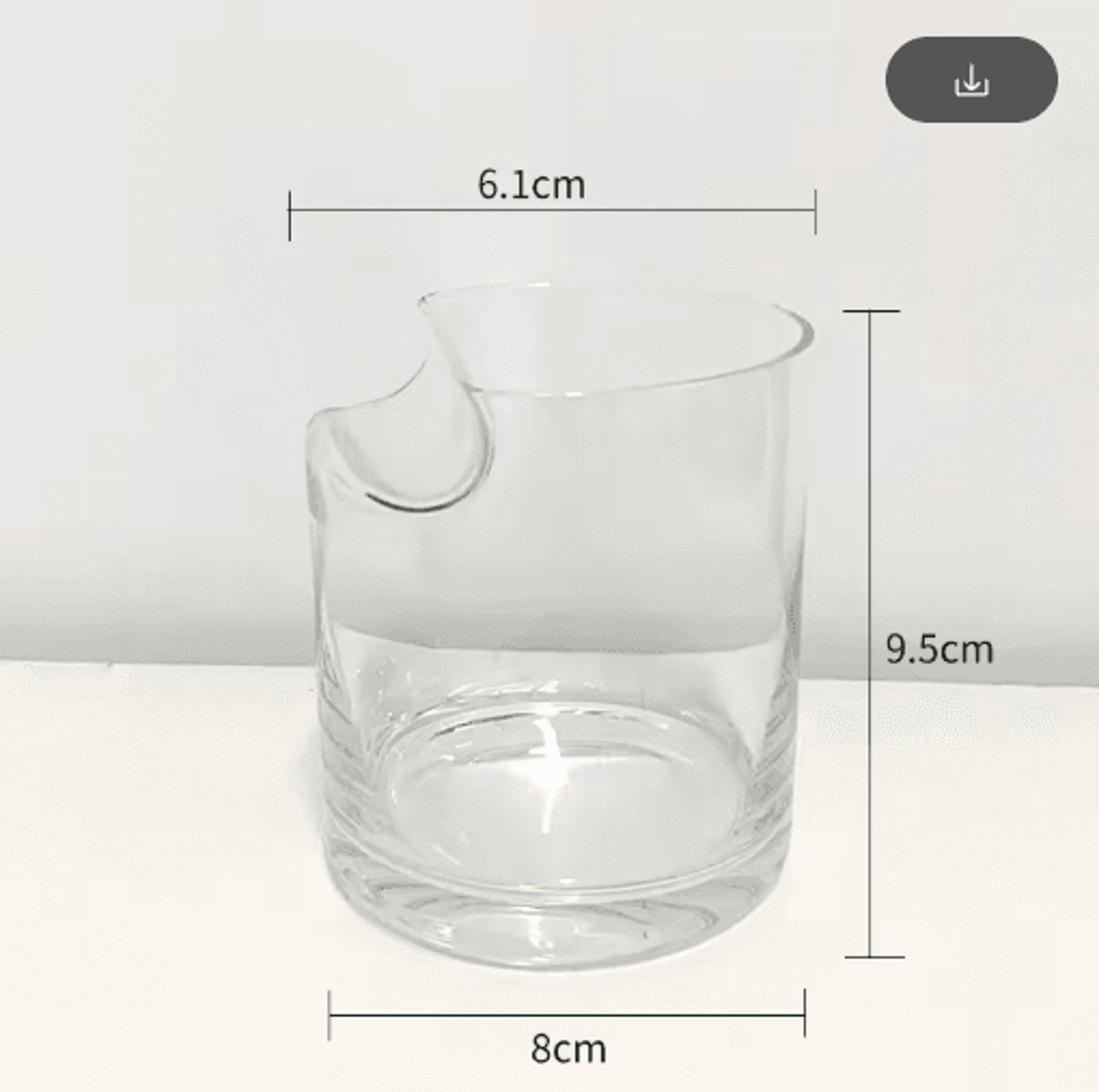 Crystal Whiskey And Cigar Glass Tiki Style Crystal Whiskey Tumbler With Built In Cigar Holder 2