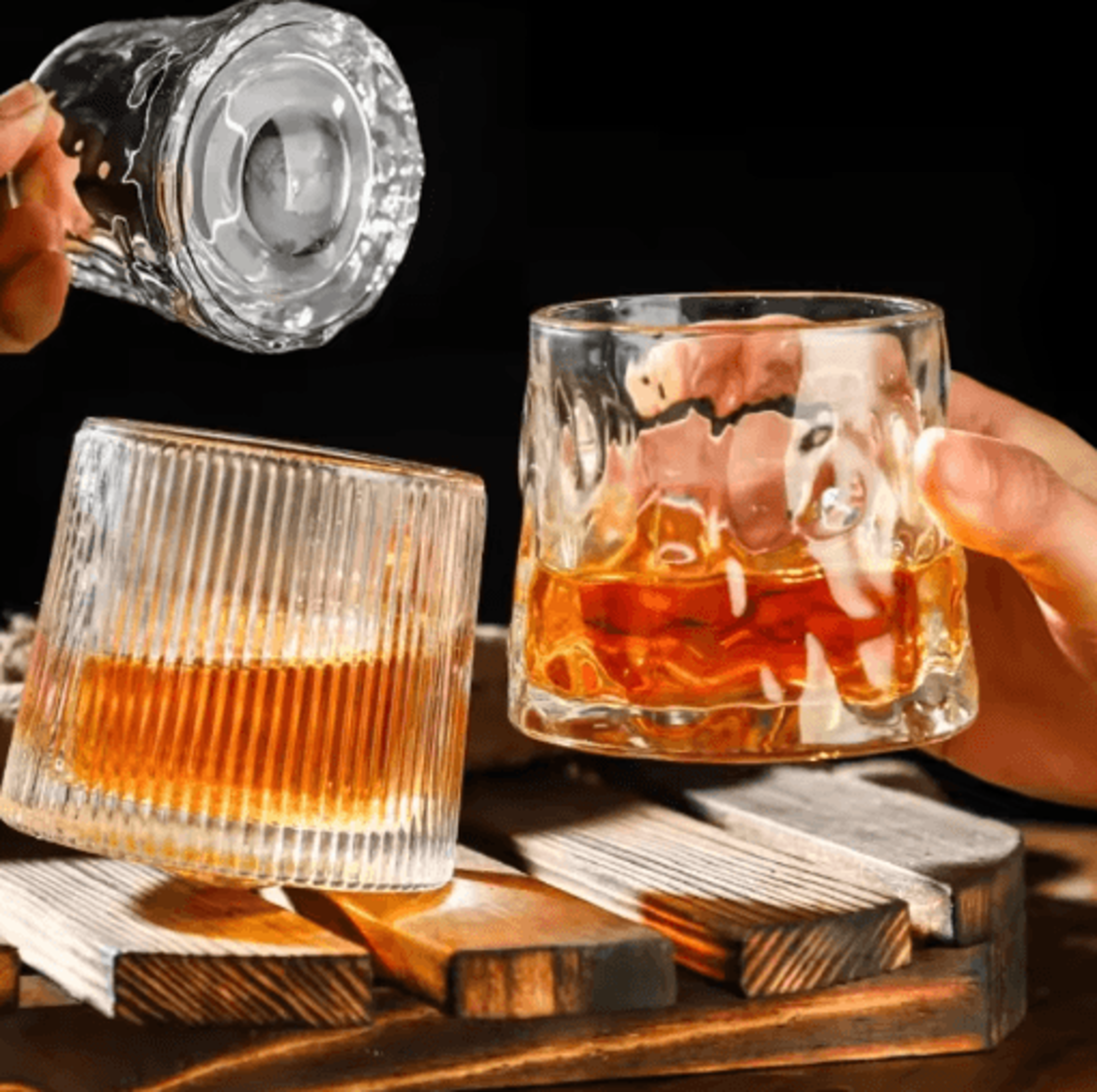 Creative Spinning Whiskey Glass 200 Ml Rotating Tumbler For Cocktails Wine And Brandy 9