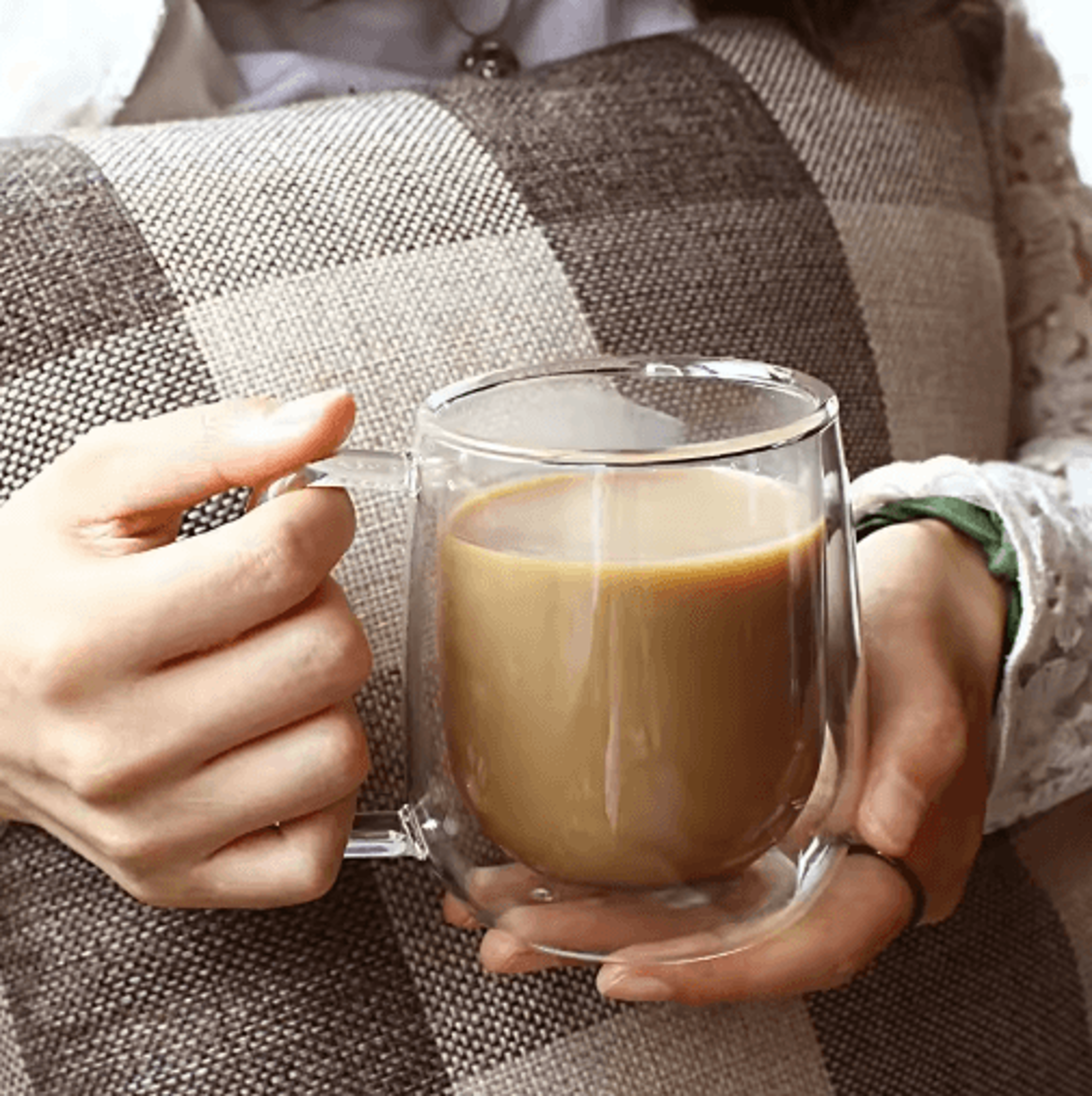 Transparent HeatResistant Glass Tumbler Creative Coffee Whiskey And Cocktail Mug 24
