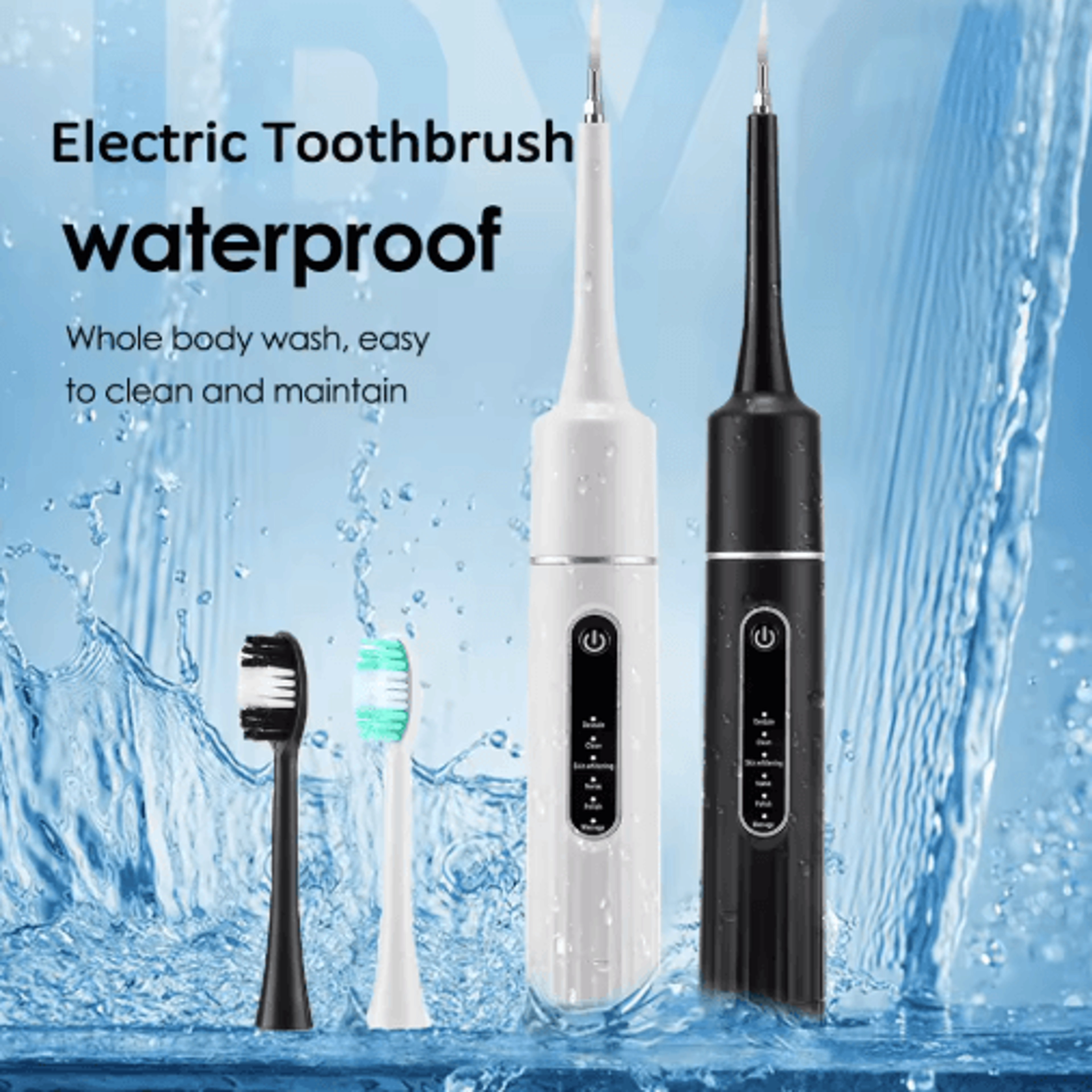 Sonic Electric Toothbrush For Adults  31000 VPM Deep Clean With 6 Modes  6 Brush Heads 0