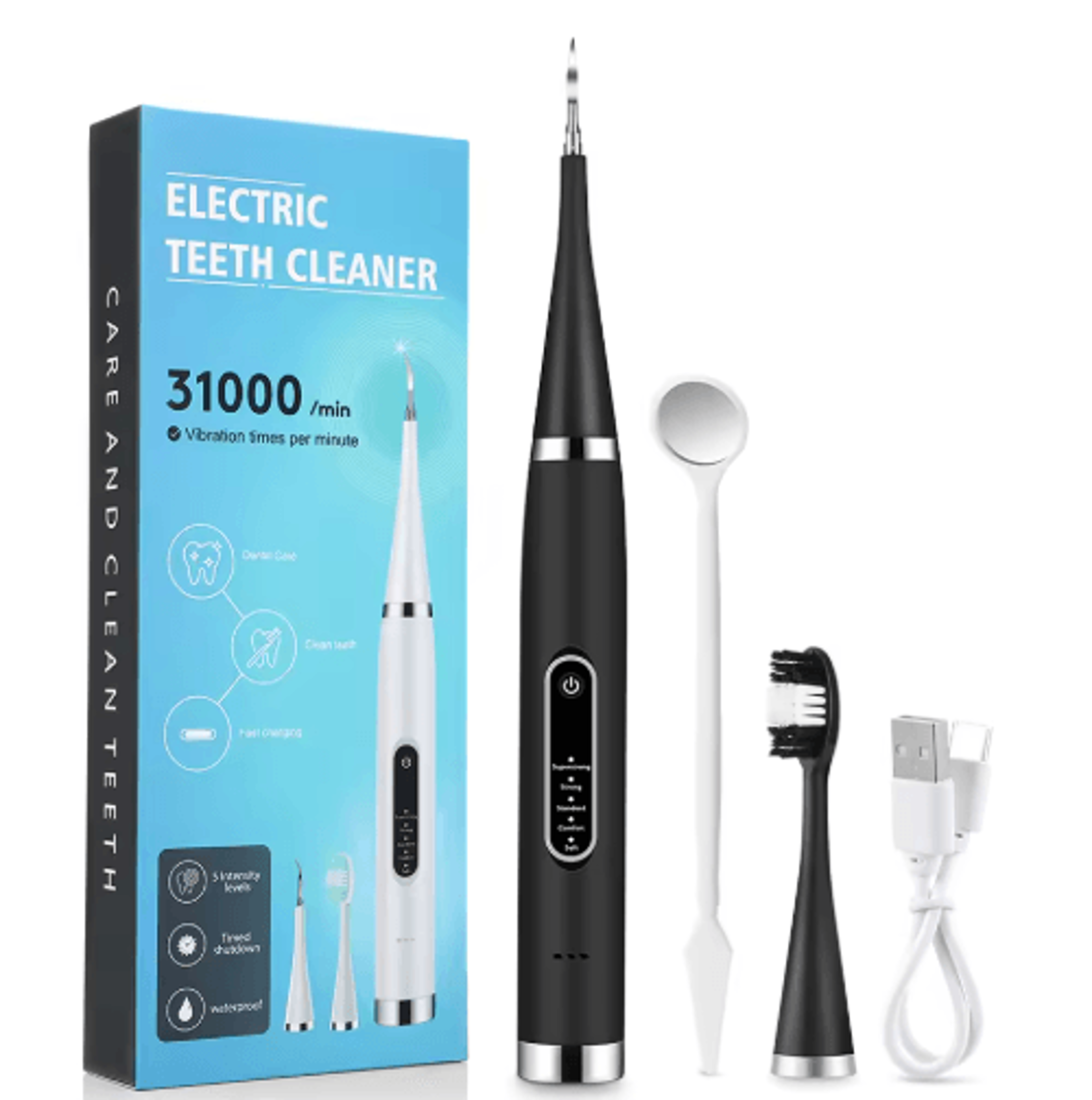 Portable Sonic Dental Scaler  Electric Tartar Remover  Teeth Whitening Tool 2