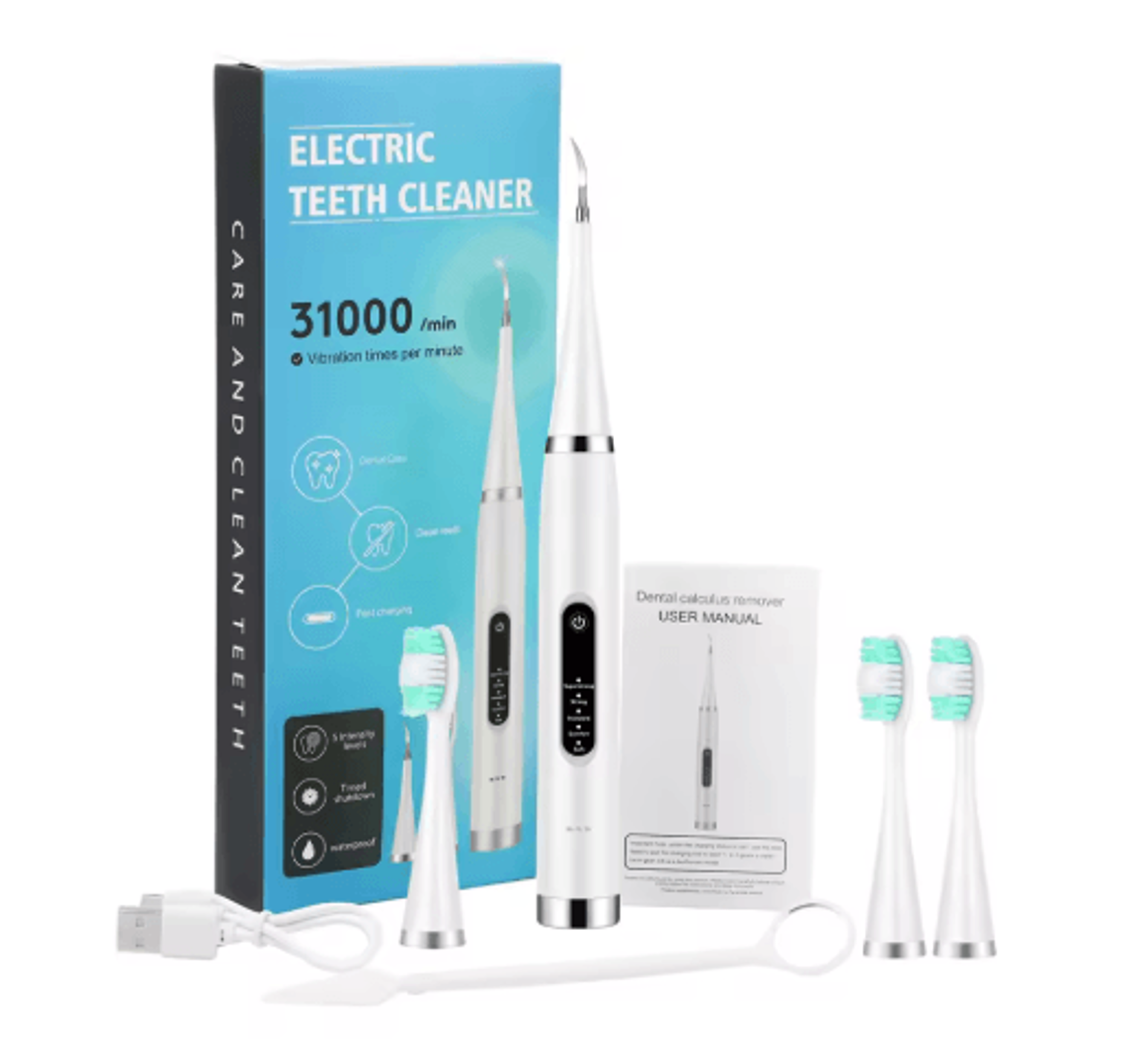 Portable Sonic Dental Scaler  Electric Tartar Remover  Teeth Whitening Tool 3