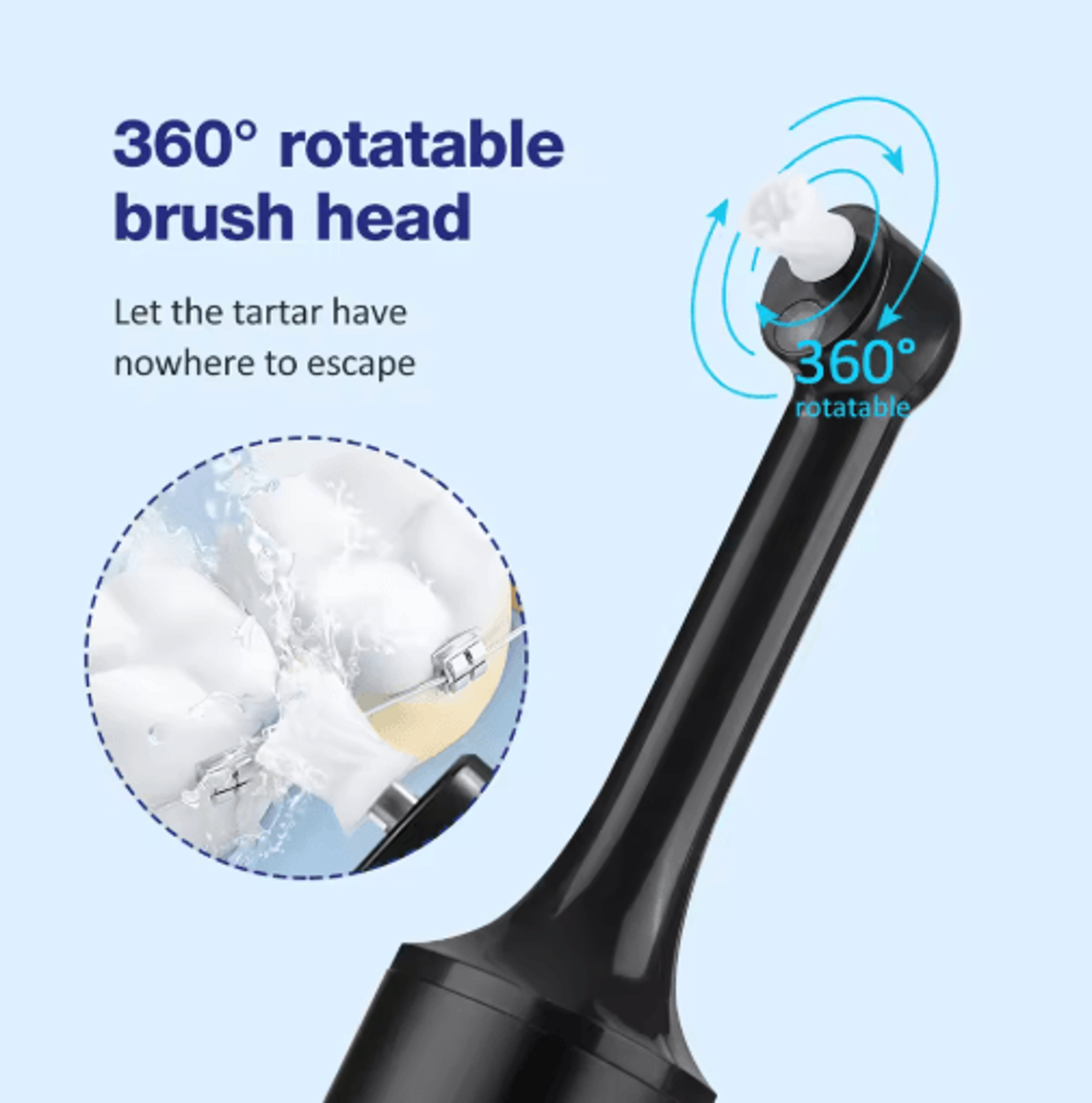 CleanSonic Pro Electric Dental Cleaner  Teeth Whitening Polisher 7