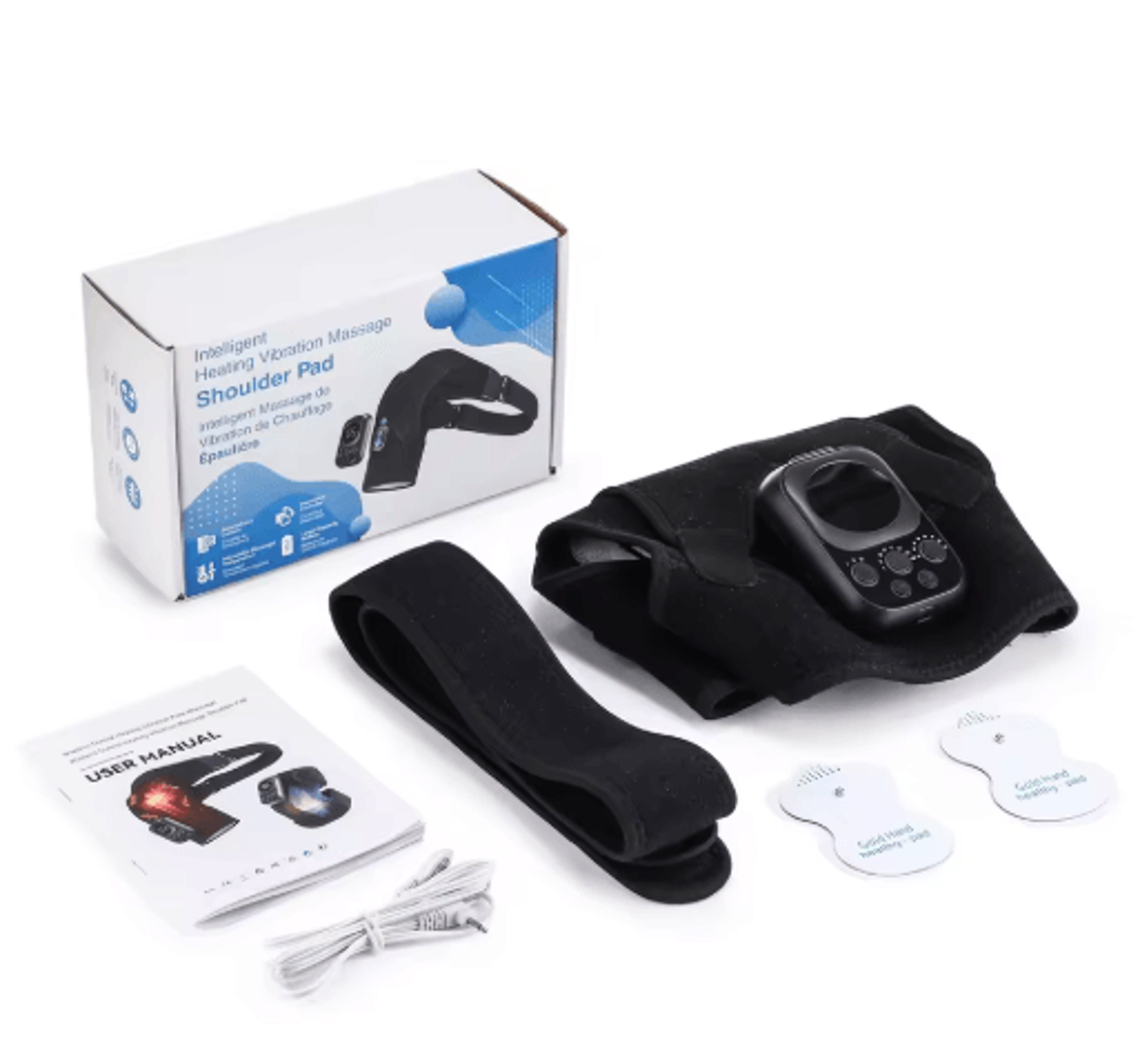 RelaxThera Pro Electric Shoulder Massager With Heat  Vibration Support 1