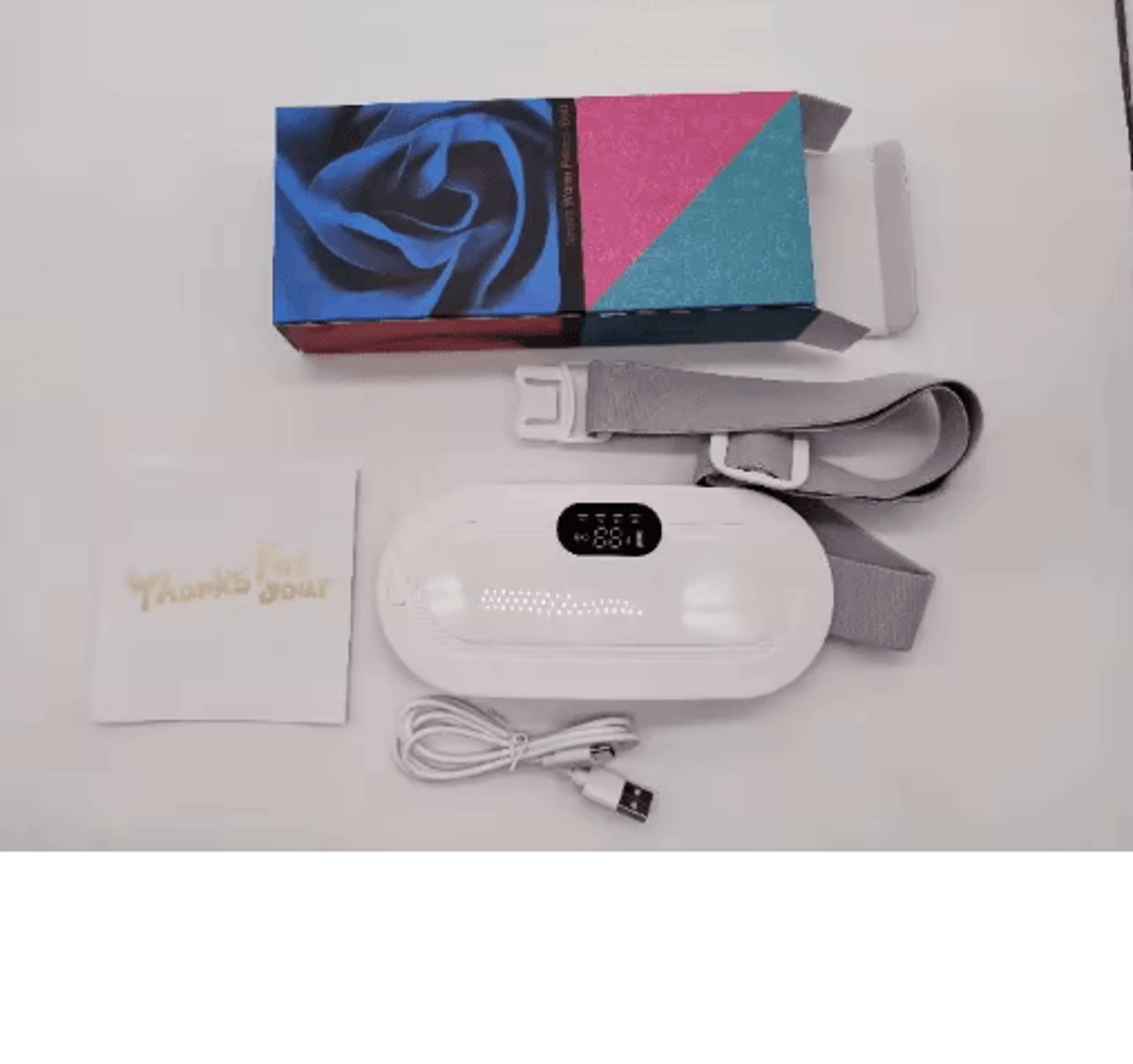 ComfortEase Portable Heated Massage Belt For Menstrual Comfort 3