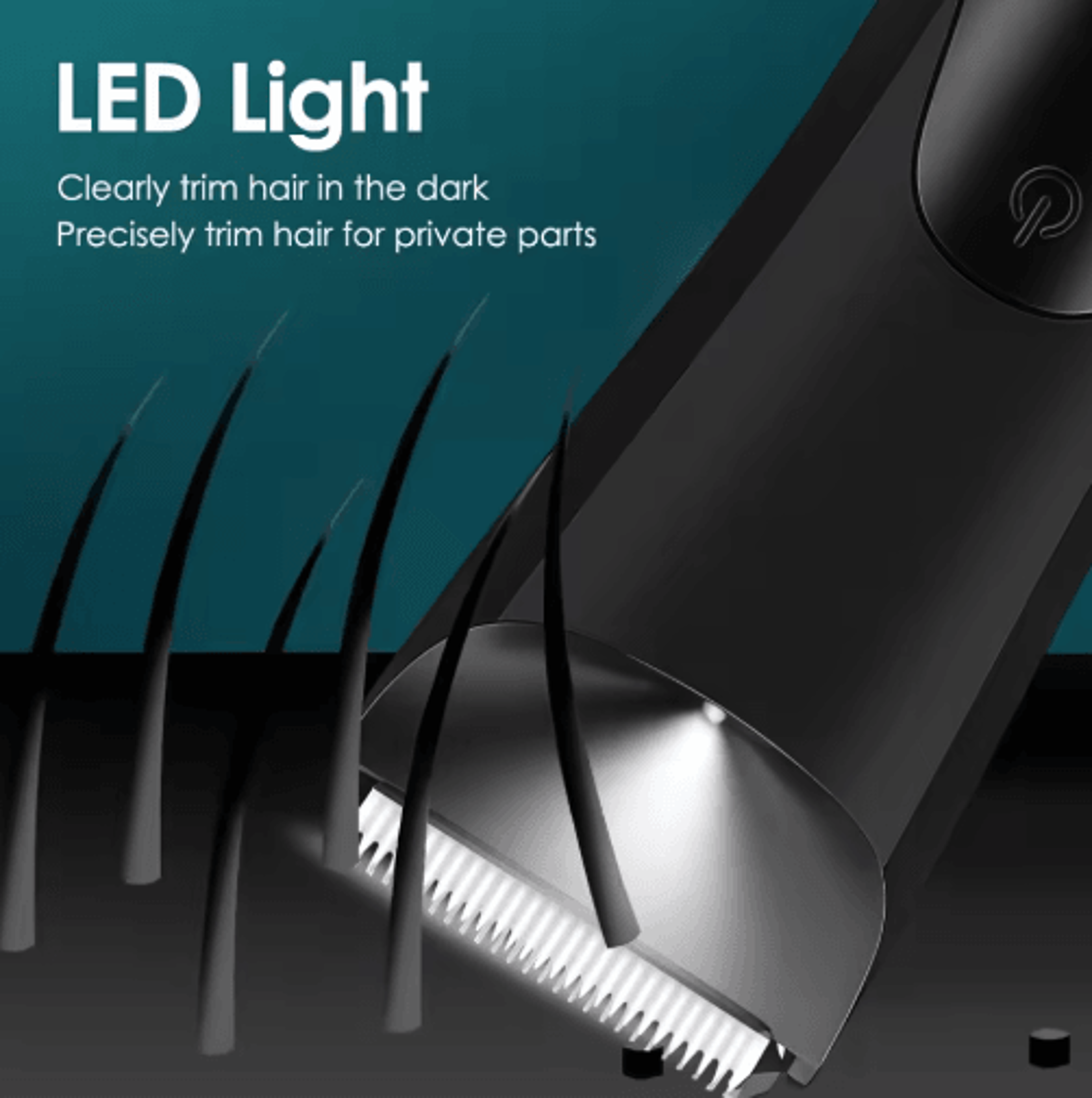 TrimGuard Pro Hair Cutting Machine  Beard Trimmer With LED Light 6