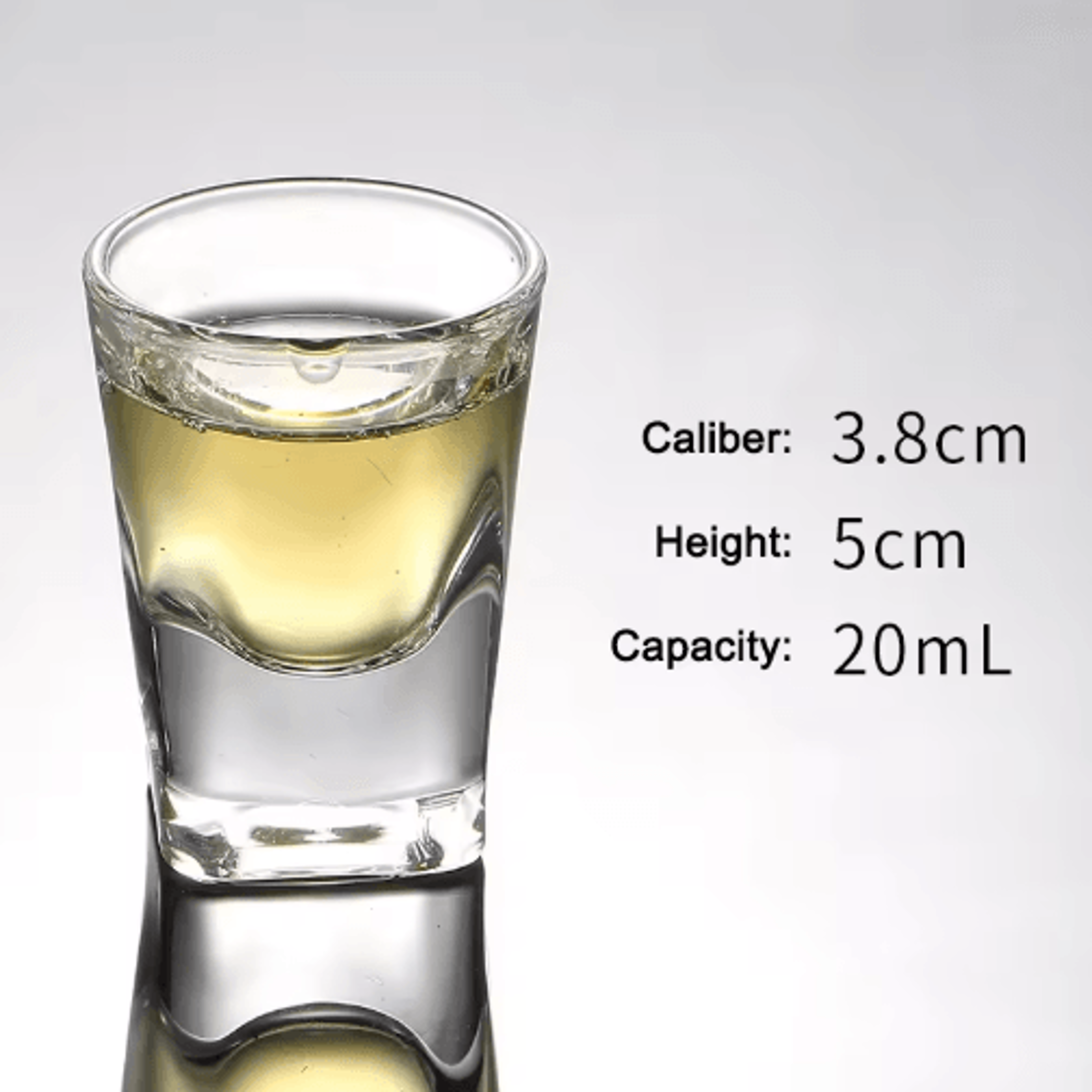 Chinese Style Mini Shot Glass Tumblers For Spirits  Espresso 8
