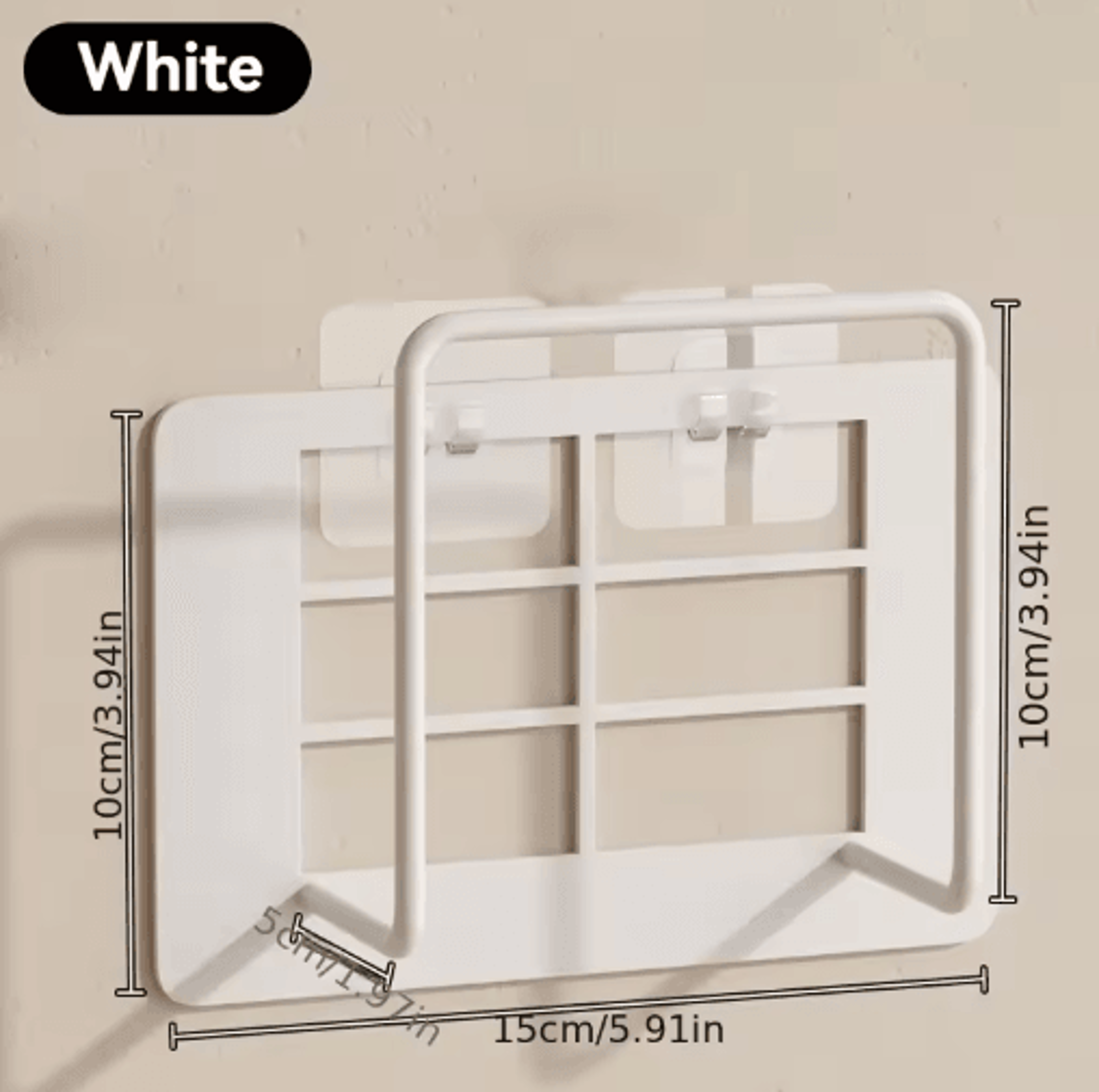 NonDrilling Wall Mounted Router Bracket  Multifunctional Storage Rack 6