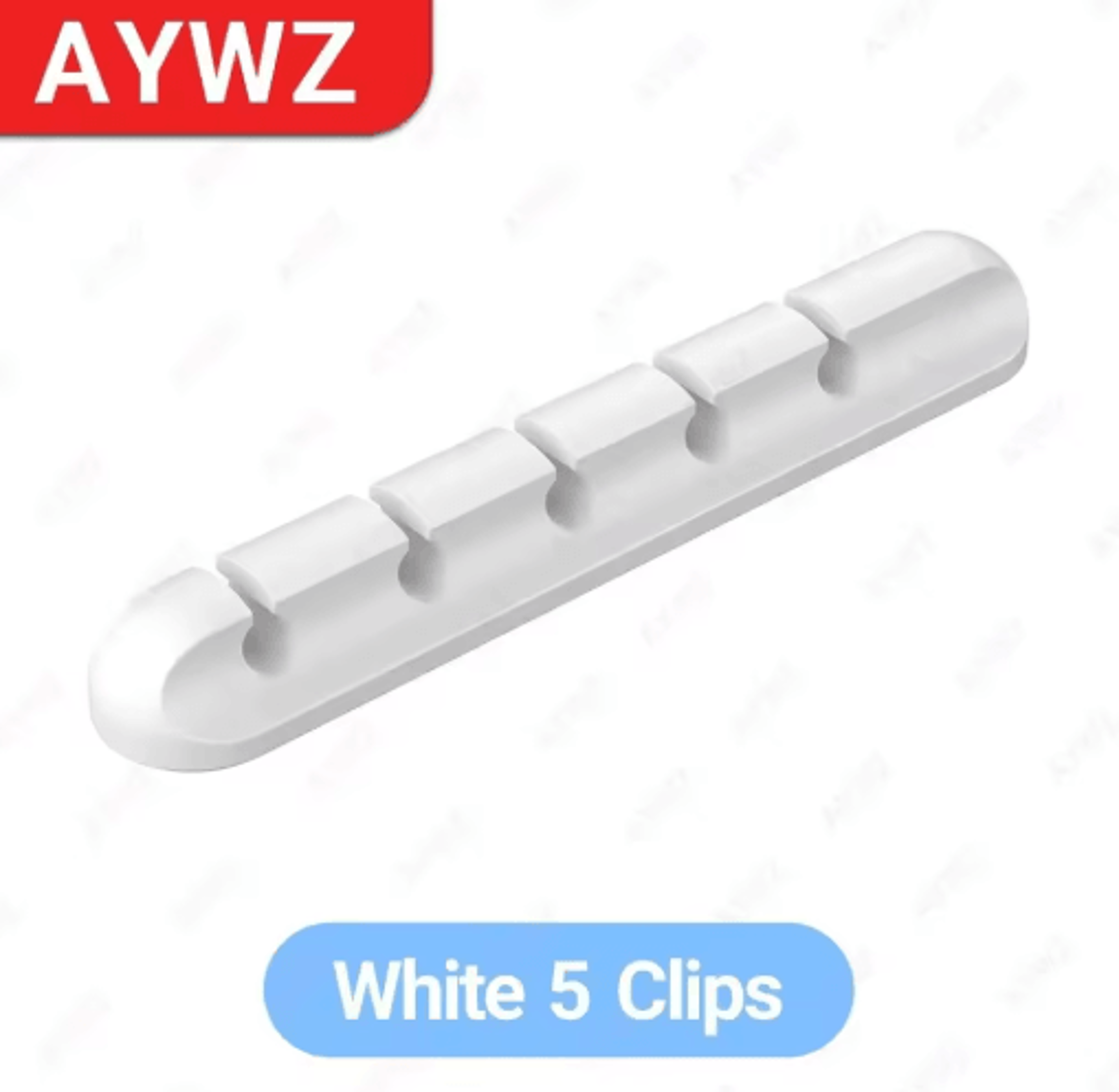 Adhesive Cable Holder Clips For Desktop  Nightstand Cord Management 3