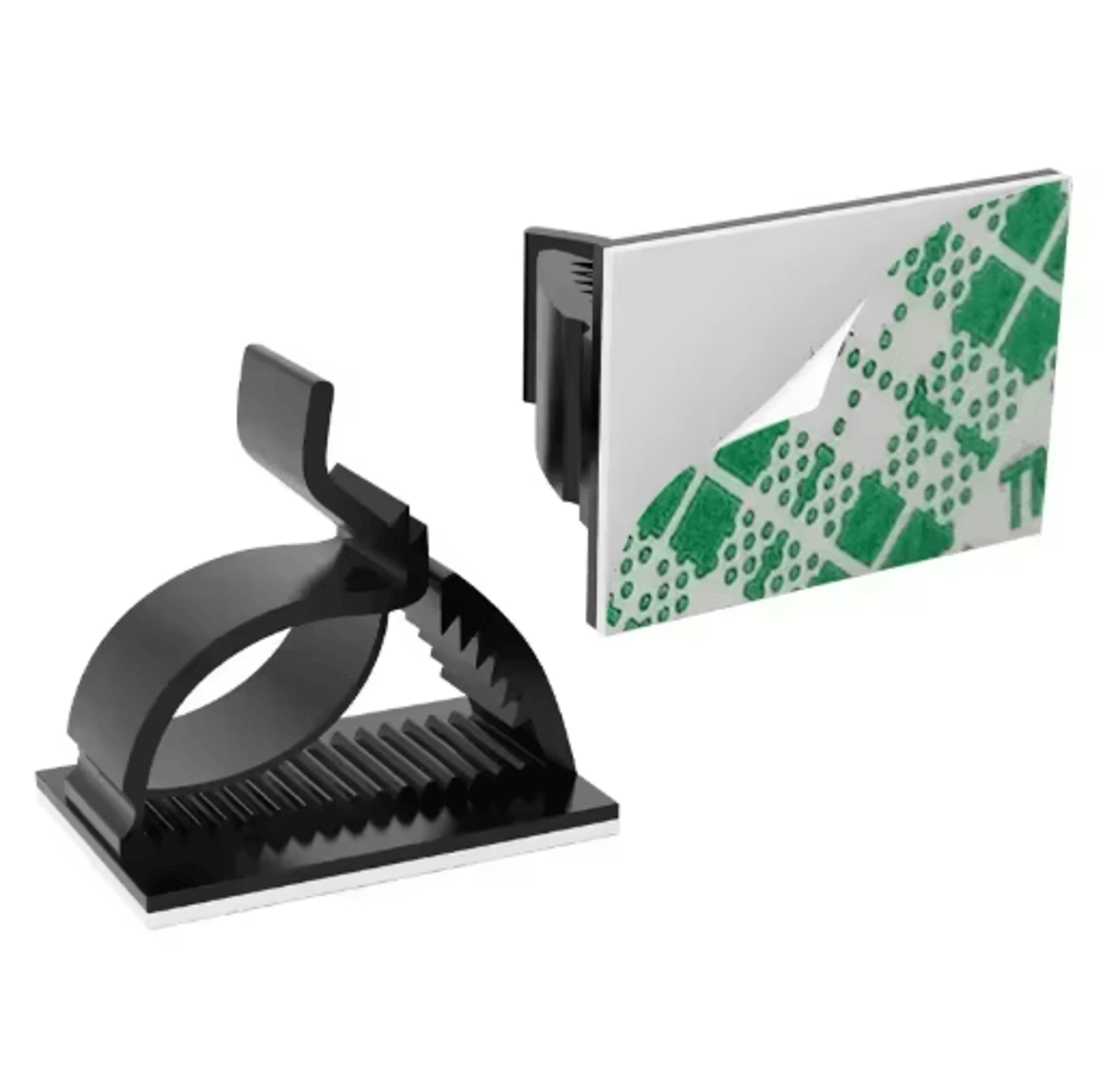 Universal Adjustable SelfAdhesive Cable Clips For Desk Home Office  Car 10
