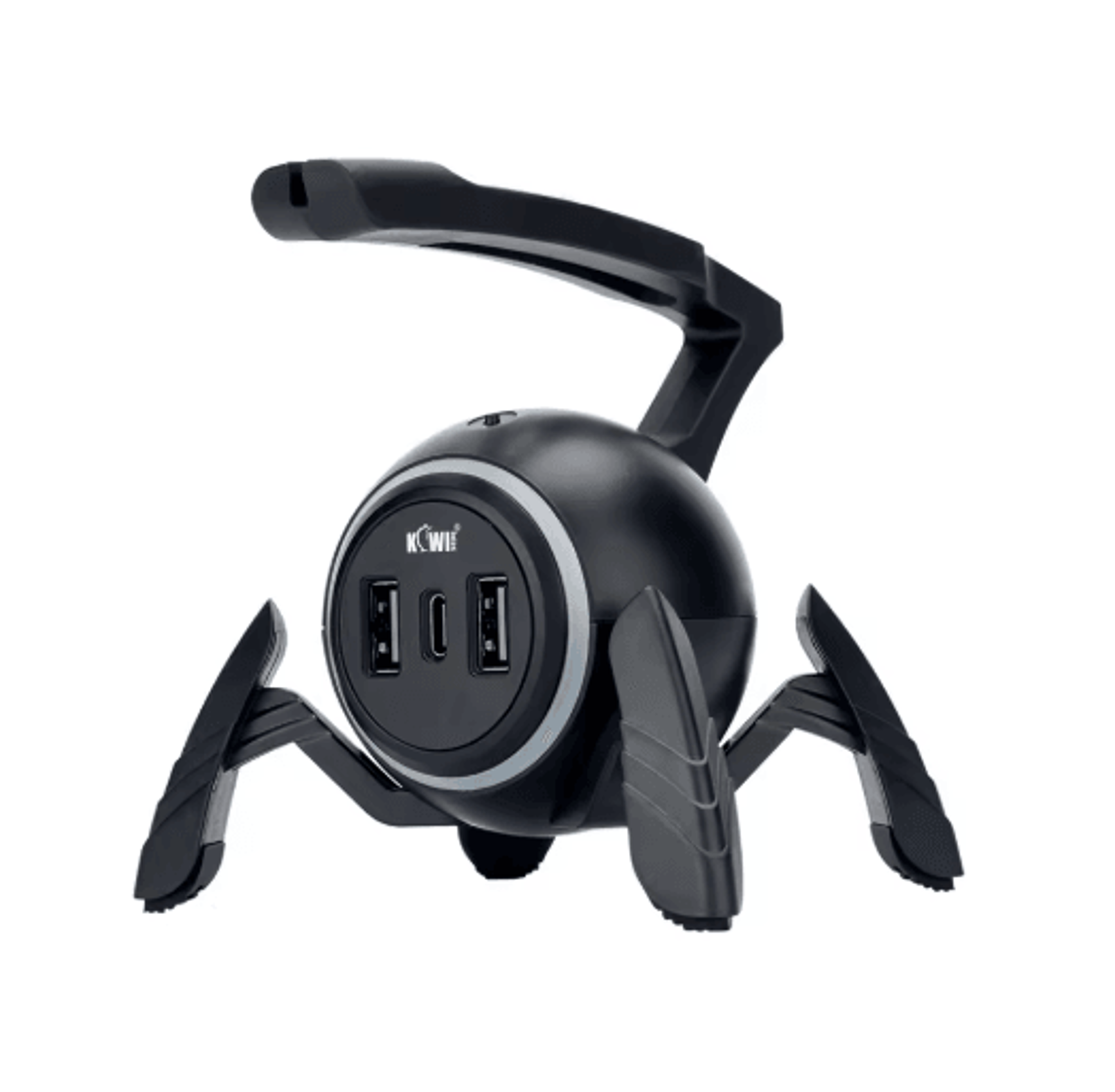 RGB Mouse Cord Holder With USB  TypeC Ports  AntiWinding Gaming Mouse Bungee 1