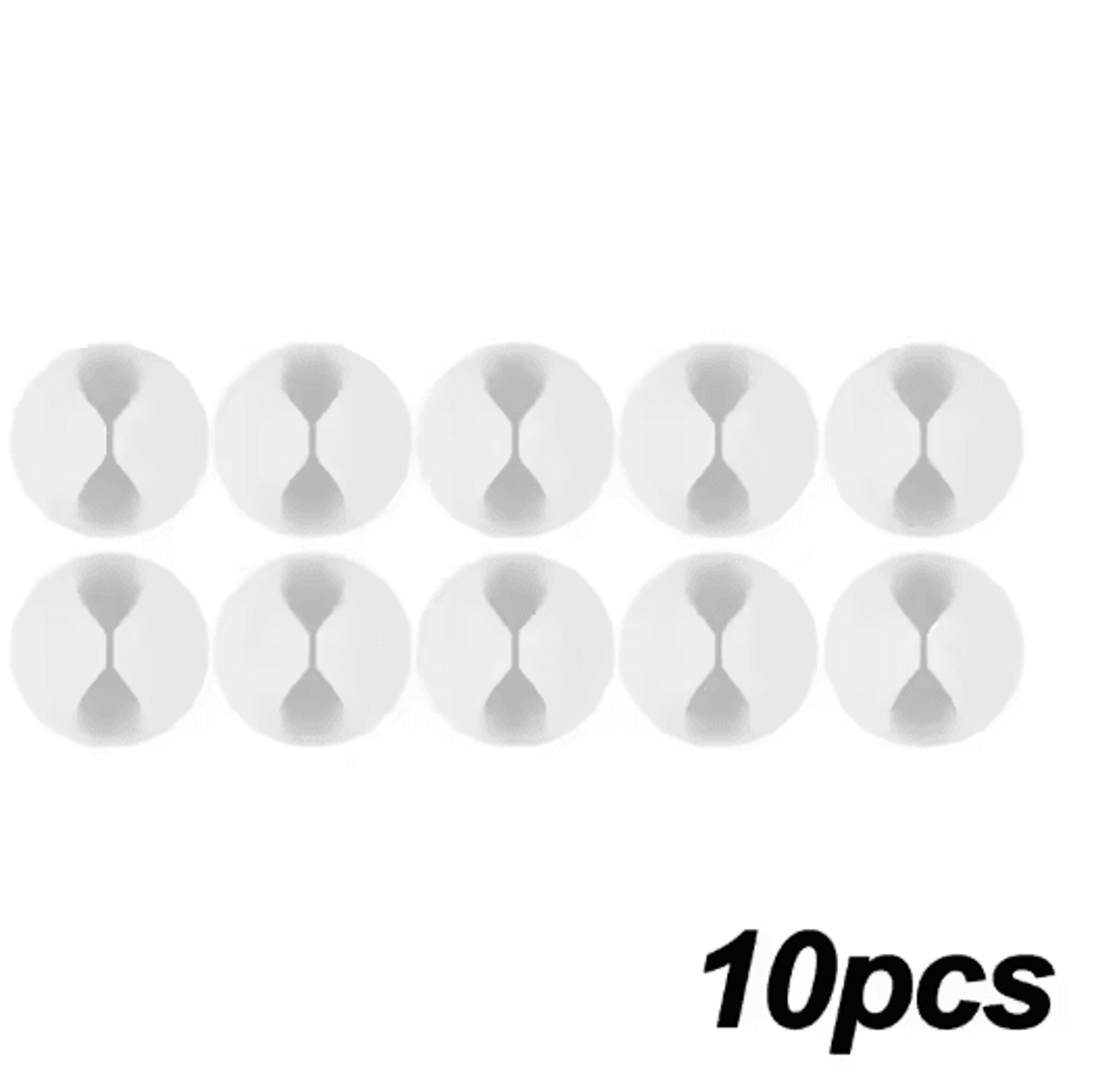 Silicone SelfAdhesive Cable Clips  Phone Cord Holder Organizer 10
