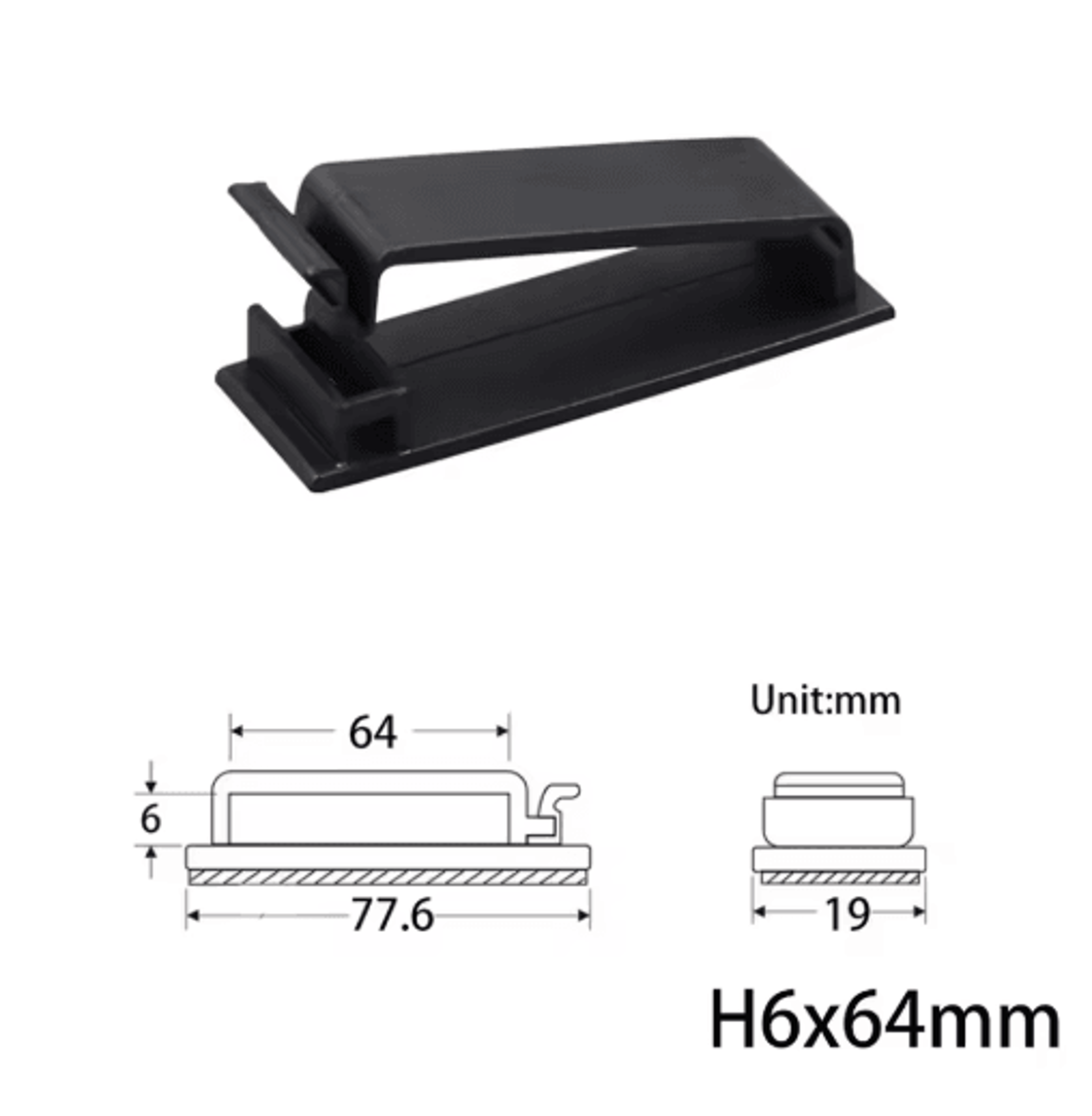 10 Pcs Charger Cable Organizer USB Winder Desktop Tidy Clips Management Wire Holder For Mouse Headp 6