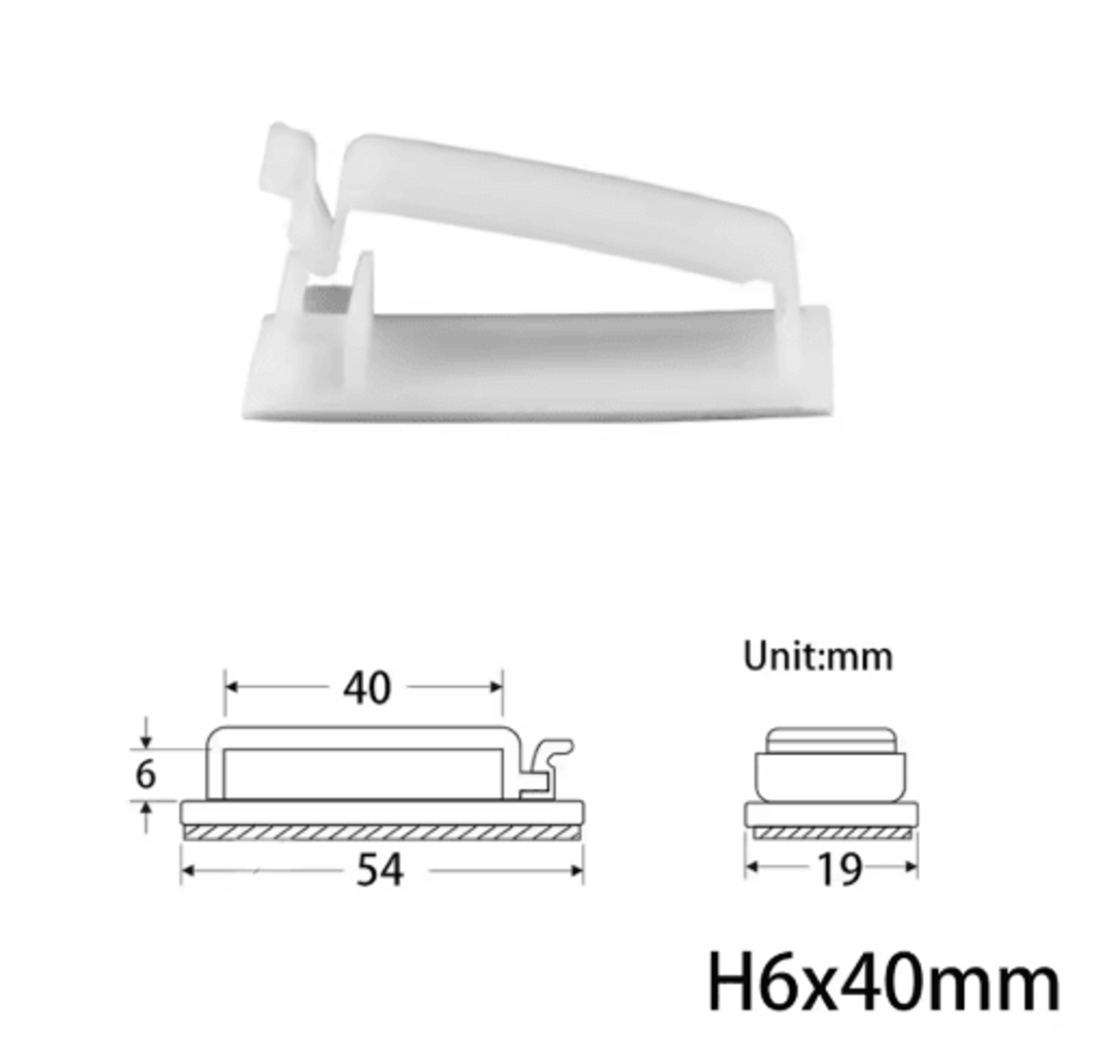 10 Pcs Charger Cable Organizer USB Winder Desktop Tidy Clips Management Wire Holder For Mouse Headp 9