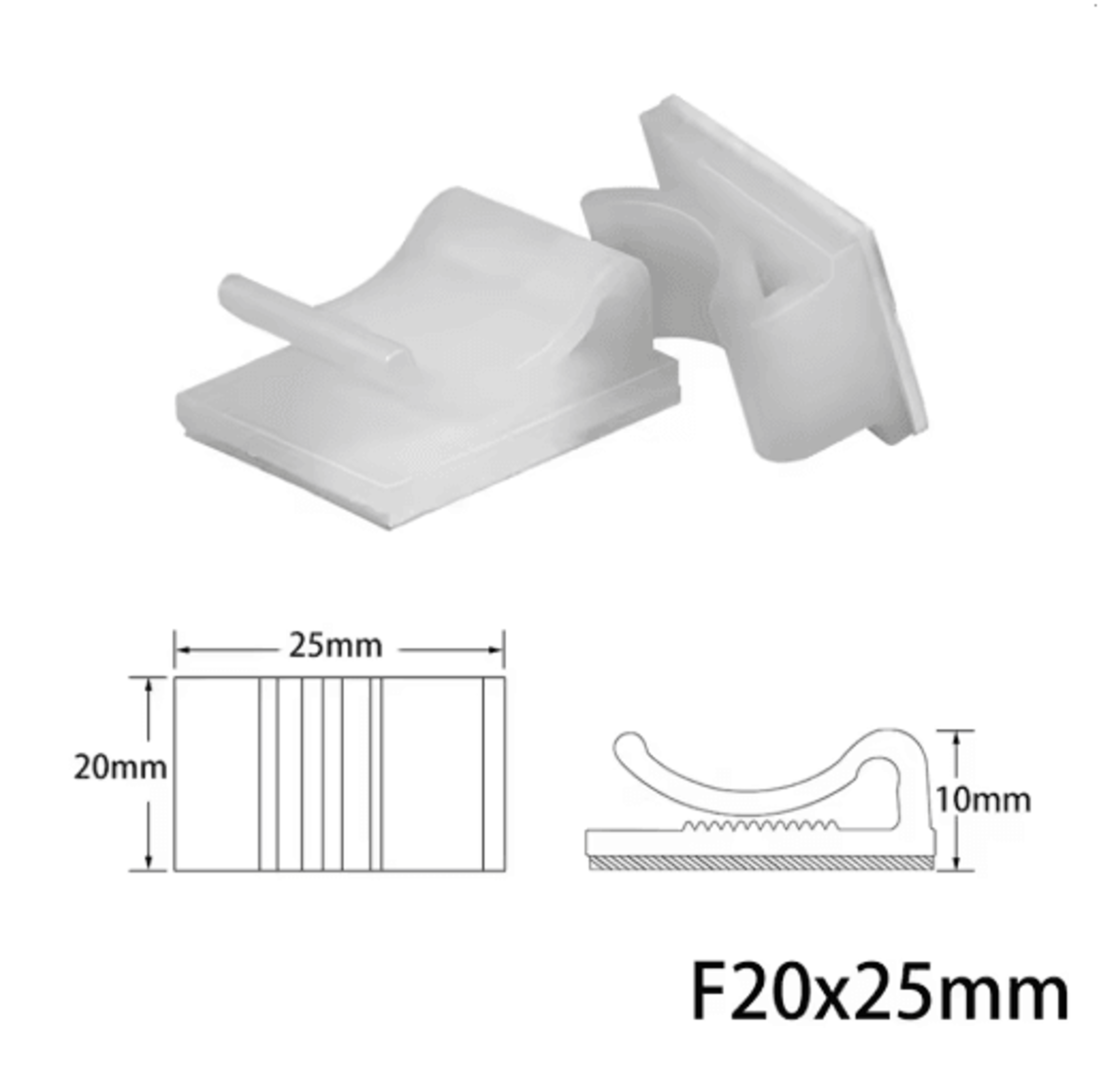 10 Pcs Charger Cable Organizer USB Winder Desktop Tidy Clips Management Wire Holder For Mouse Headp 16
