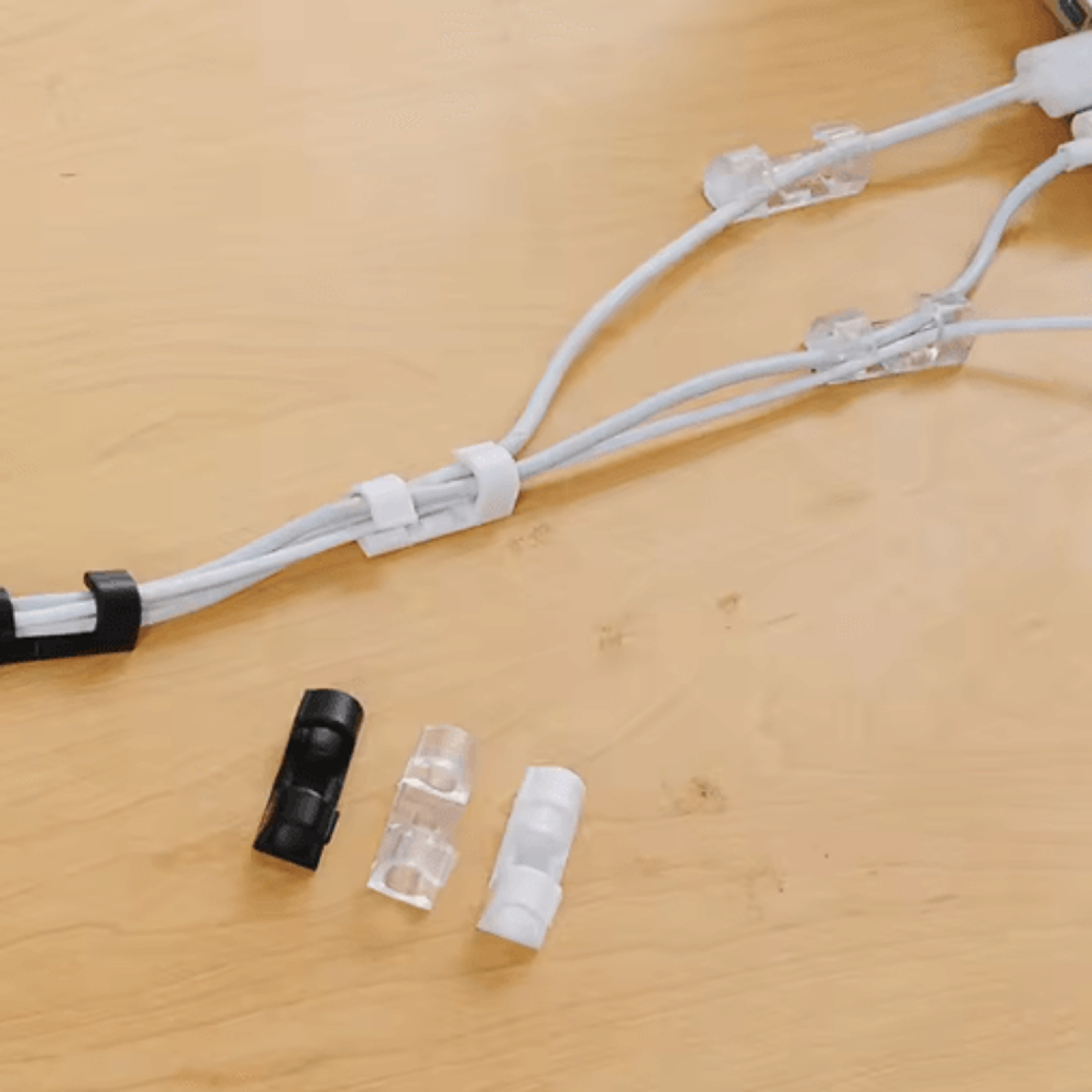 10 Pcs Charger Cable Organizer USB Winder Desktop Tidy Clips Management Wire Holder For Mouse Headp 19