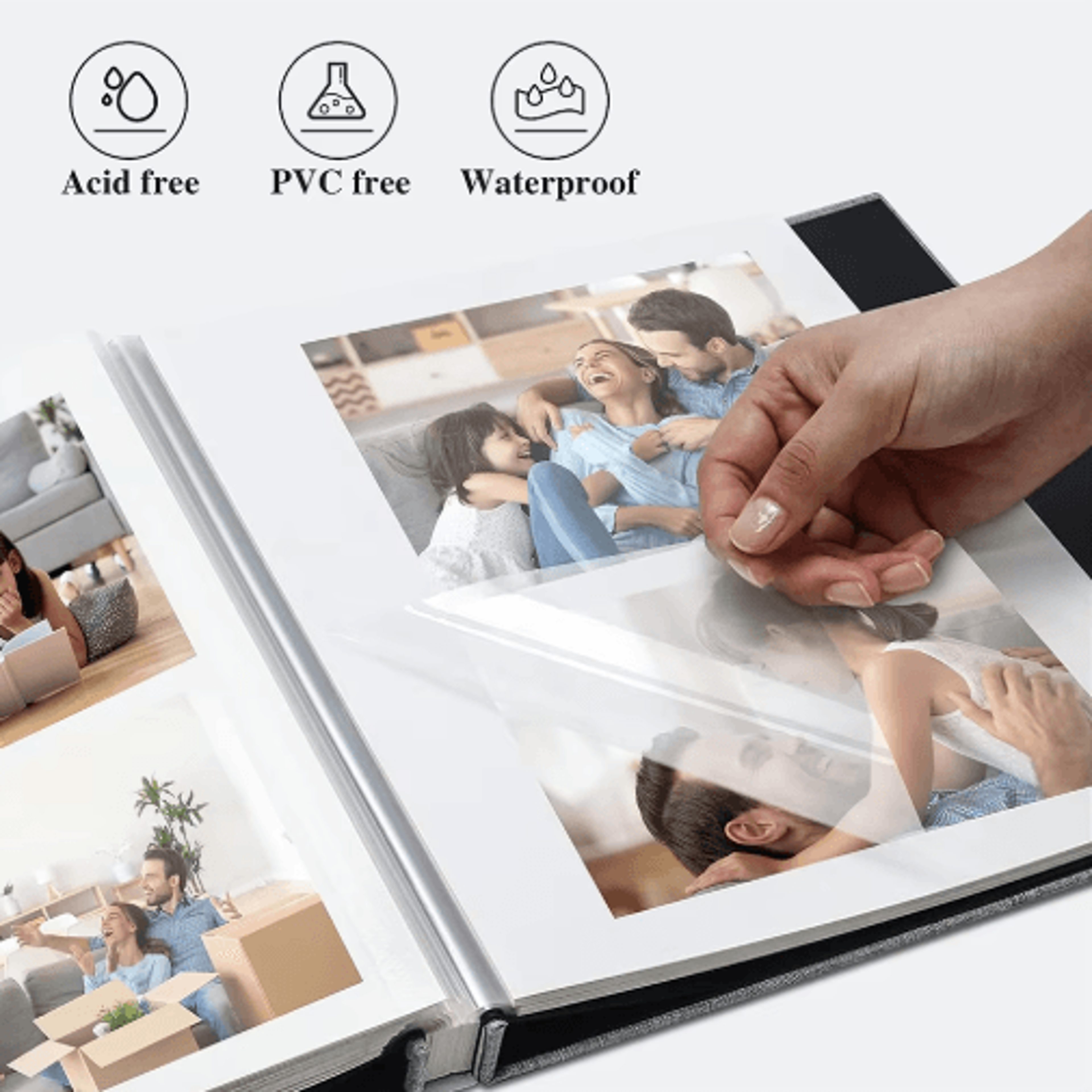Large SelfAdhesive Photo Album For Family Baby  Special Memories 10