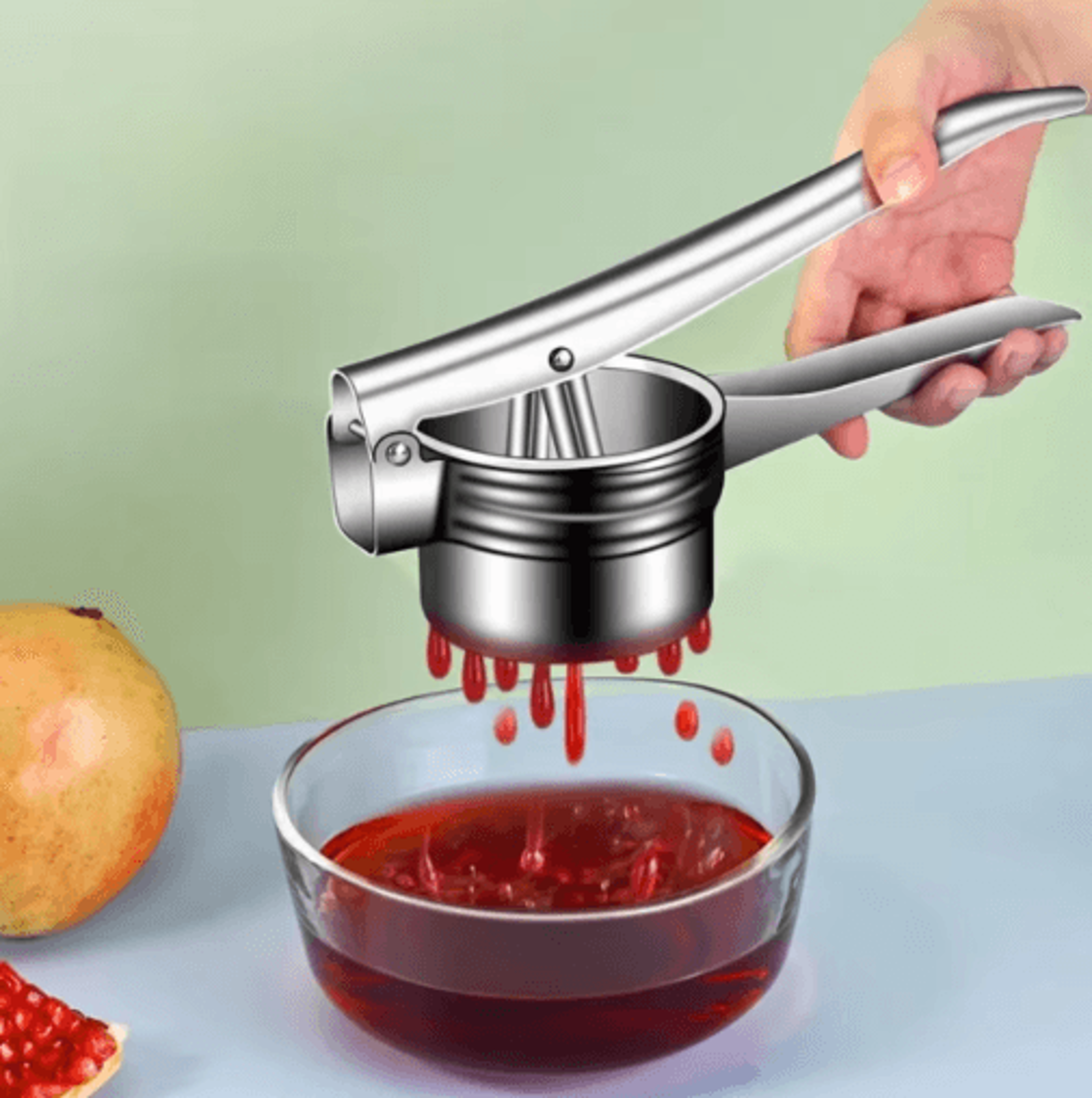 Stainless Steel Potato Masher  Ricer Press For Smooth Purees 6