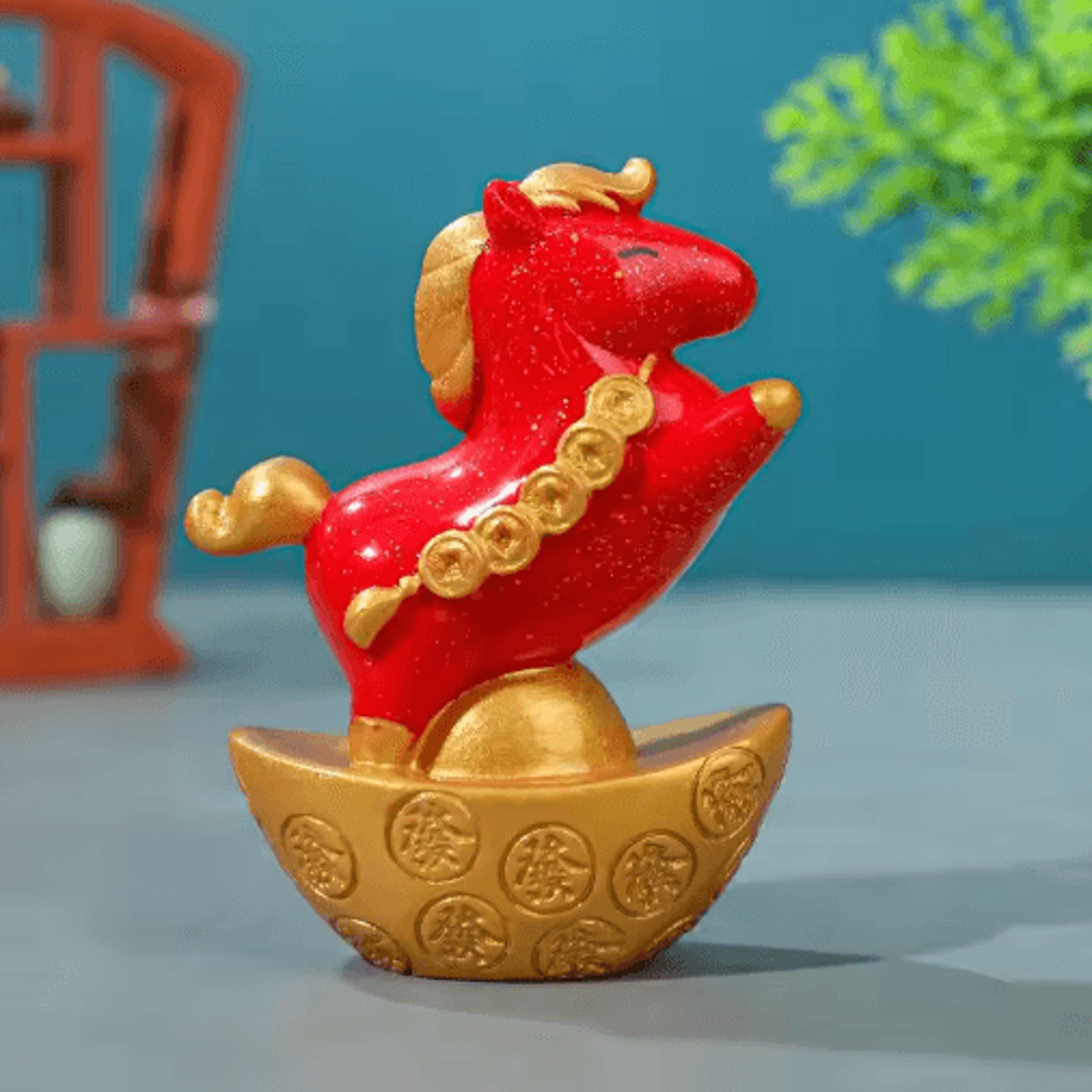 Sunbeam Horse Crystal Figurine Feng Shui Zodiac Horse Sculpture For Home  Office 3