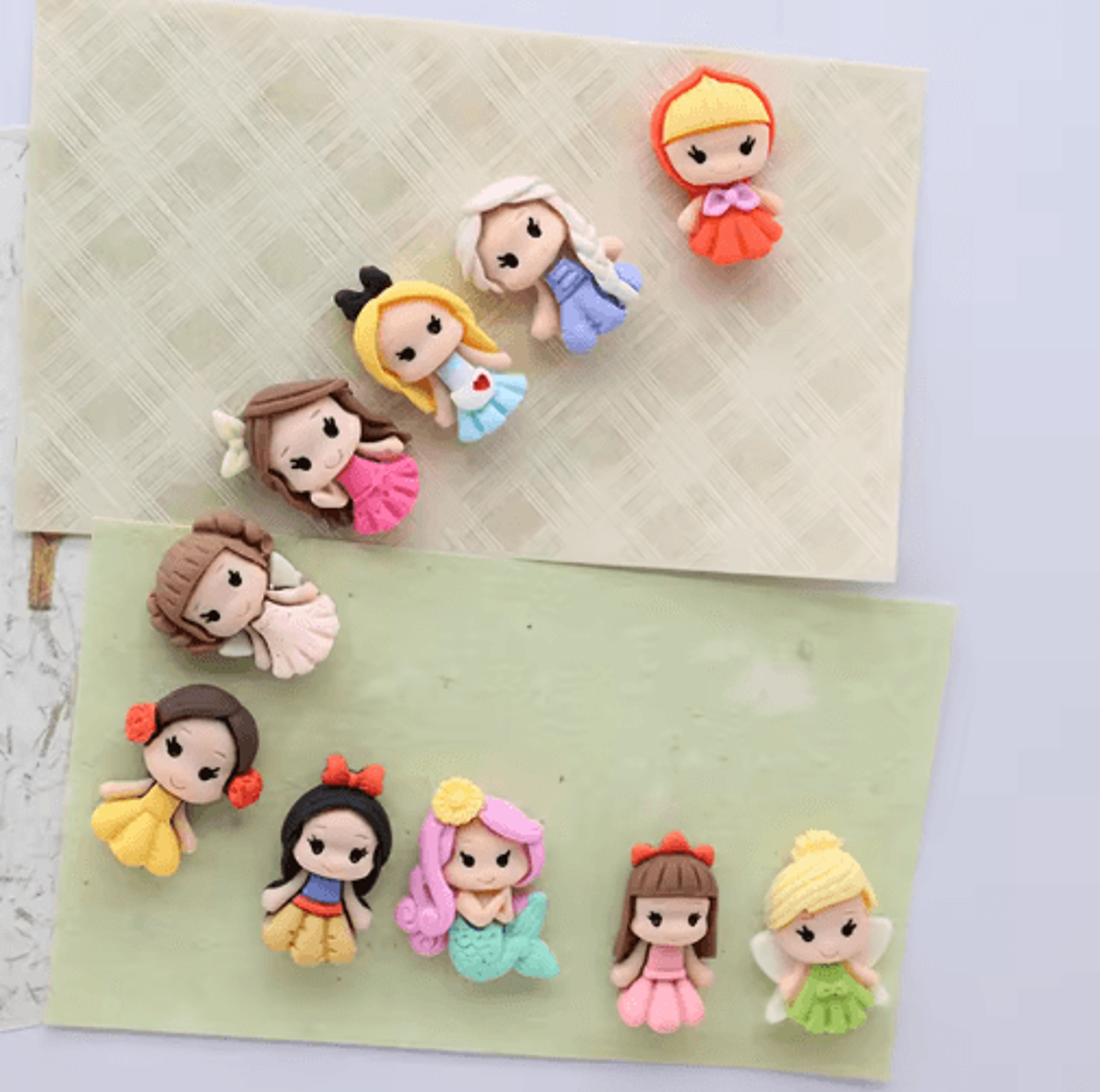 Cute Princess Girl Fridge Magnets Set Decorative Photo Hooks  Memo Pins 10 Styles 3