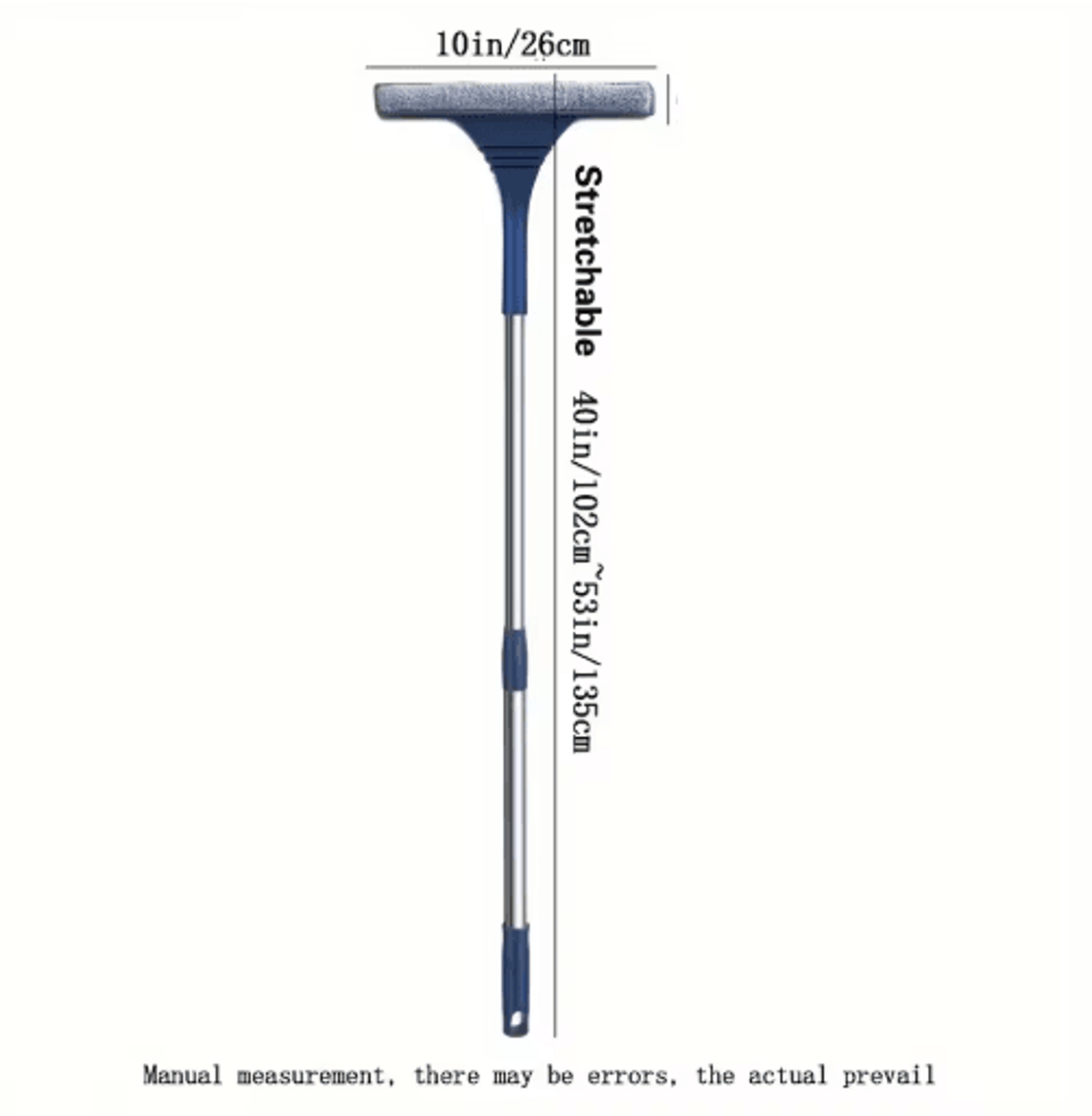 2in1 Window Mesh Screen Brush  DualSided Telescopic Window Mop  Squeegee 3