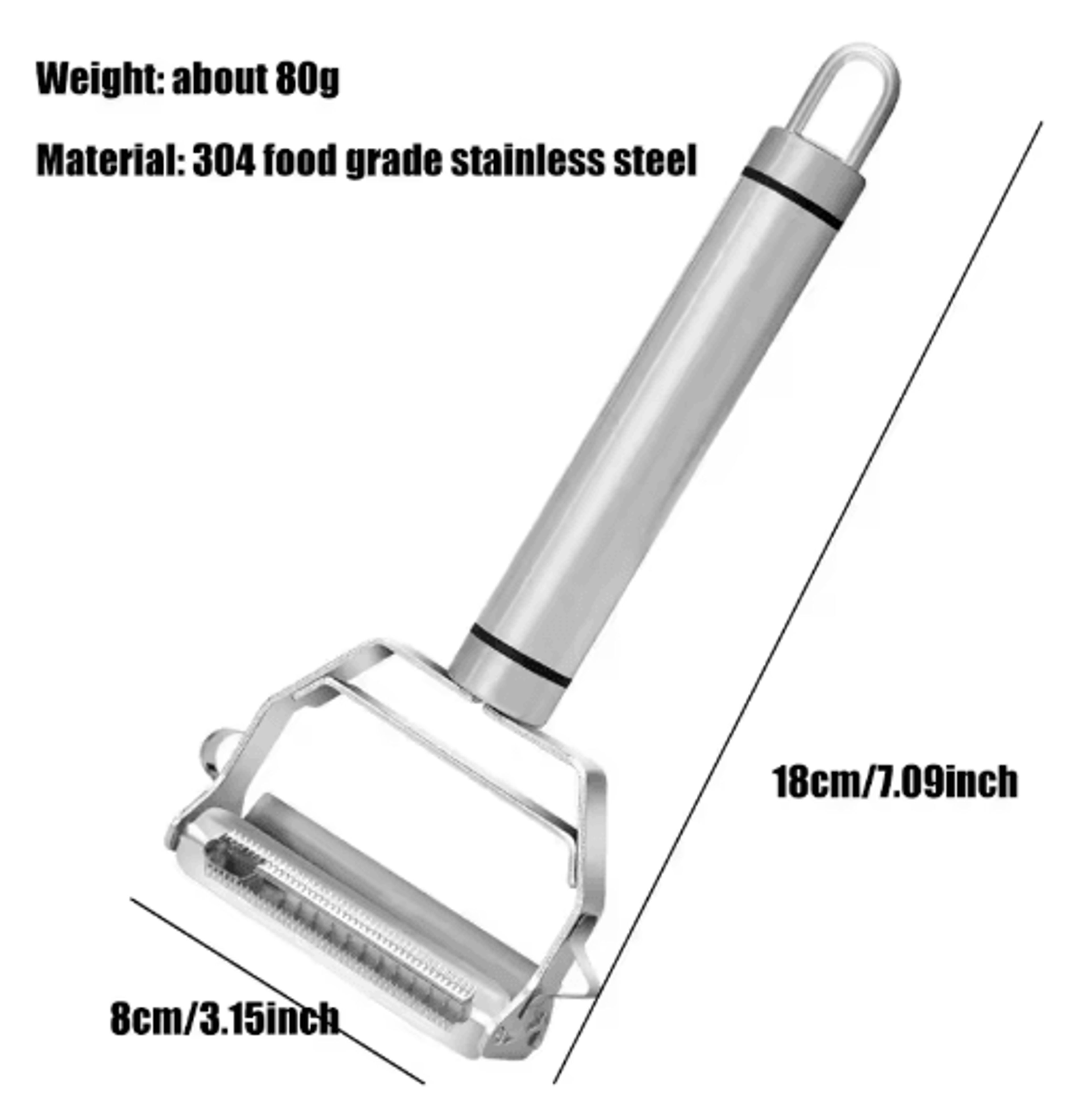 PrepPro 4in1 Stainless Steel Vegetable Grater And Slicer 1
