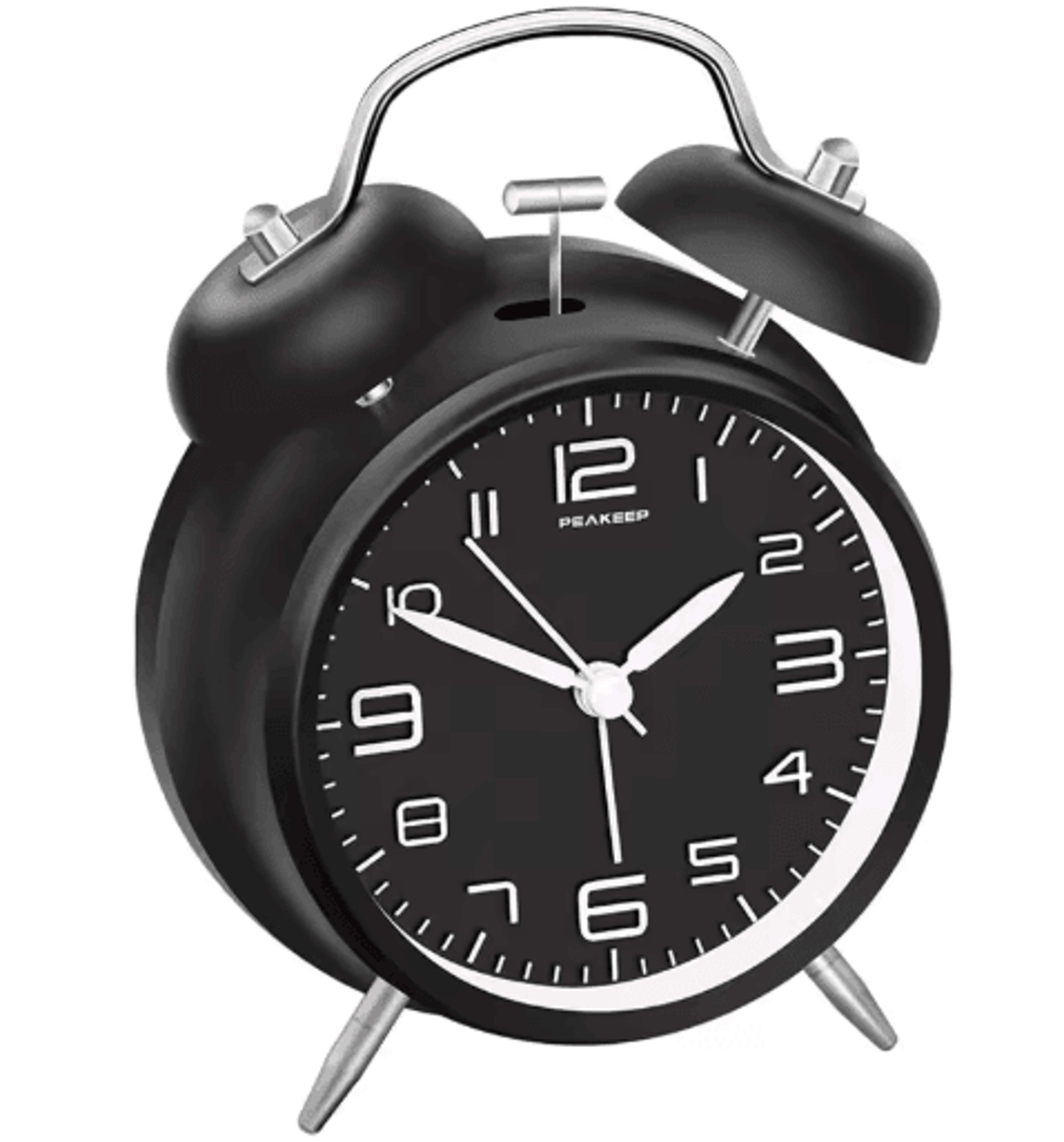 ClassicRing 4Inch Twin Bell Loud Alarm Clock With Backlight 5