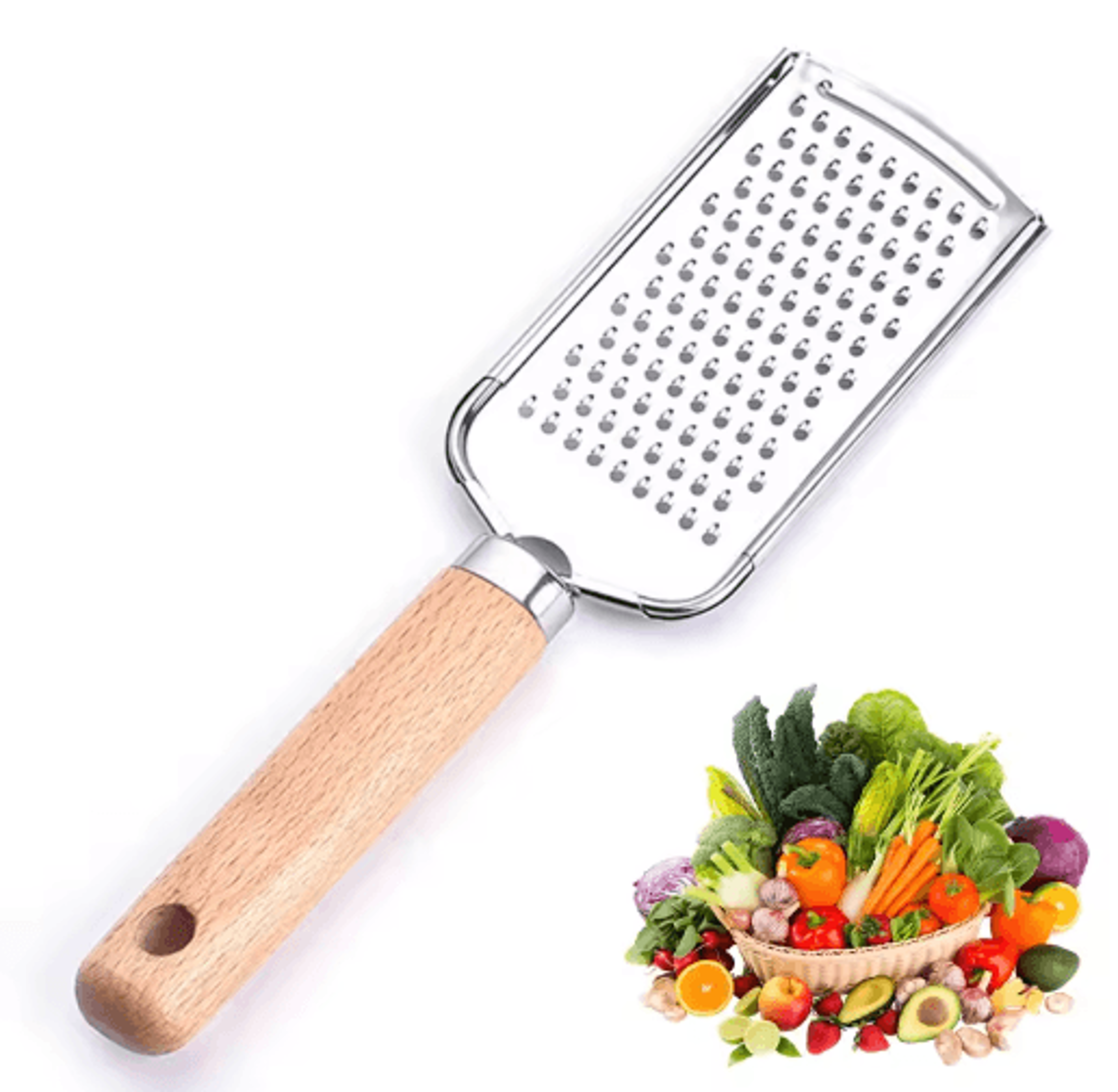 ZestPro Stainless Steel Lemon Zester And Cheese Grater 0