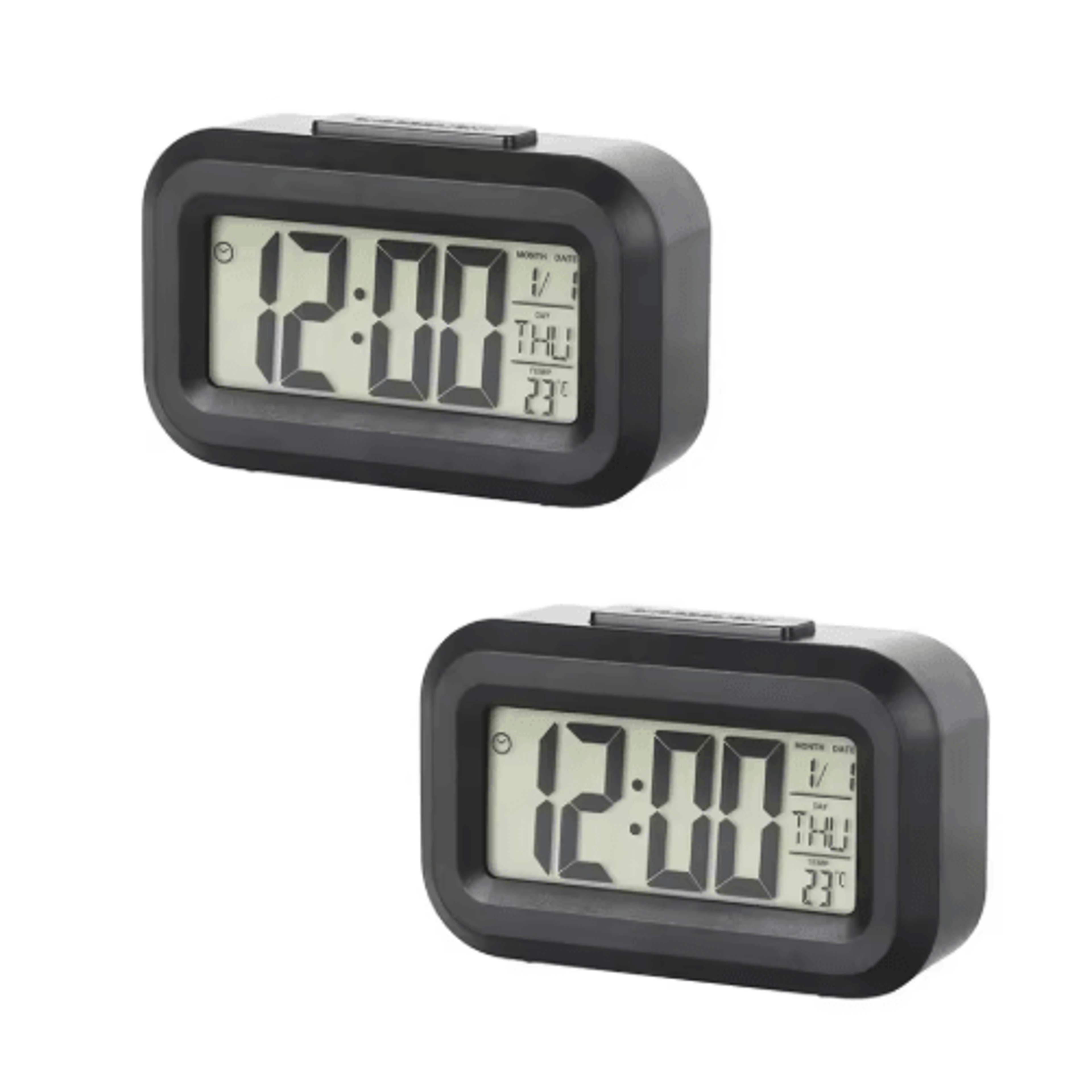 LED Digital Alarm Clock With Backlight  Multifunction Desk Clock With Calendar And Snooze 2