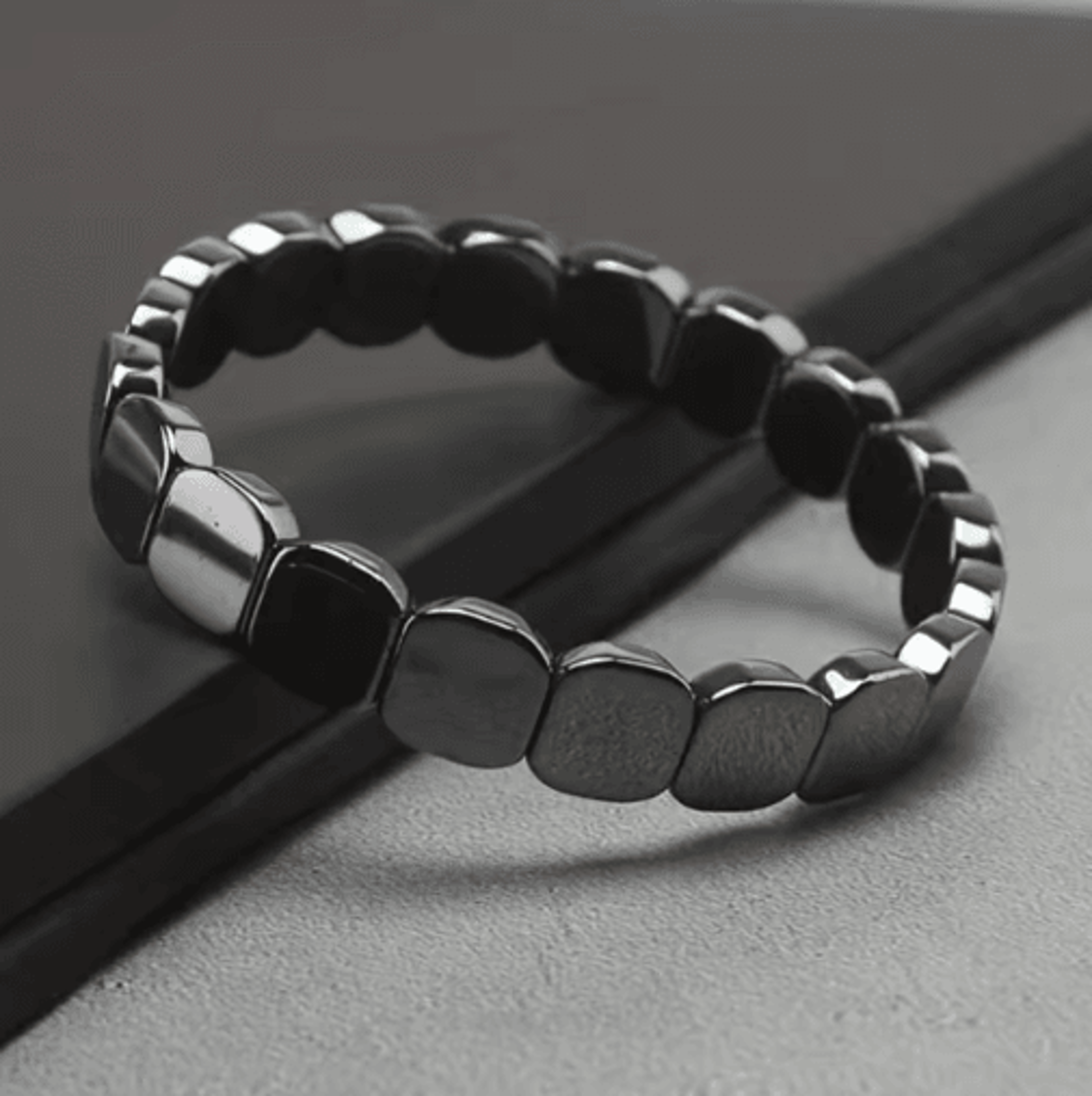 2025 Hematite Bracelet For Men  Natural Stone Energy Bracelet For Confidence And Focus 4