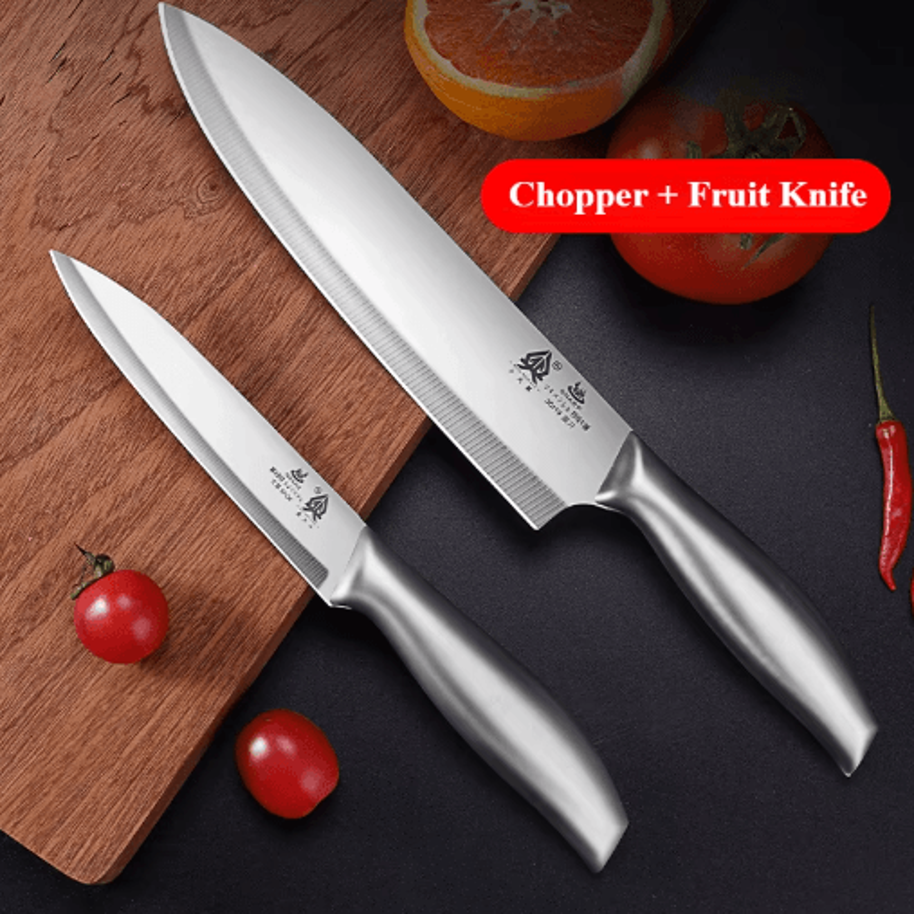 Premium Stainless Steel Kitchen Knife  Multifunctional Fruit And Meat Cutting Chef Knife 4