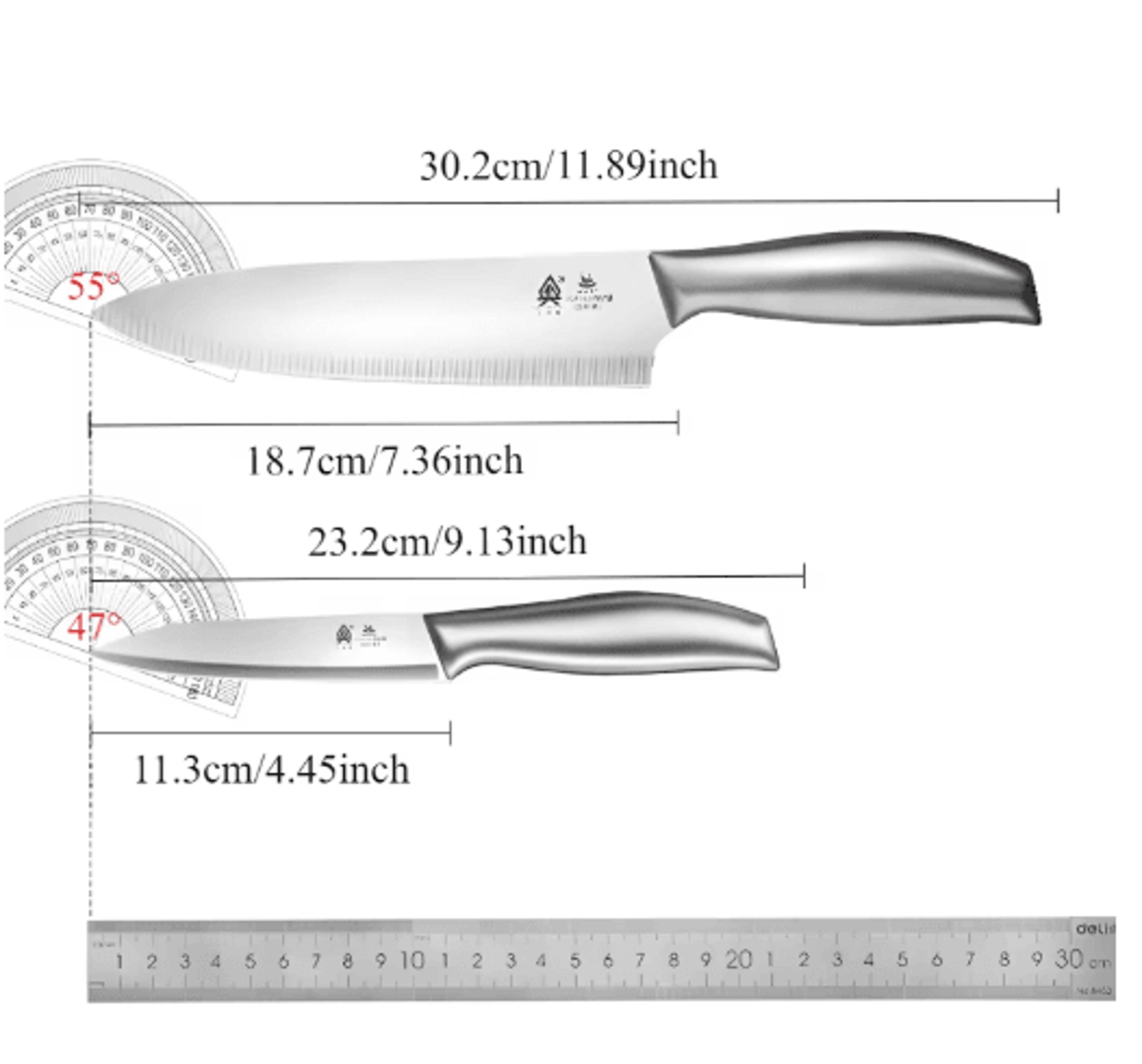 Premium Stainless Steel Kitchen Knife  Multifunctional Fruit And Meat Cutting Chef Knife 6