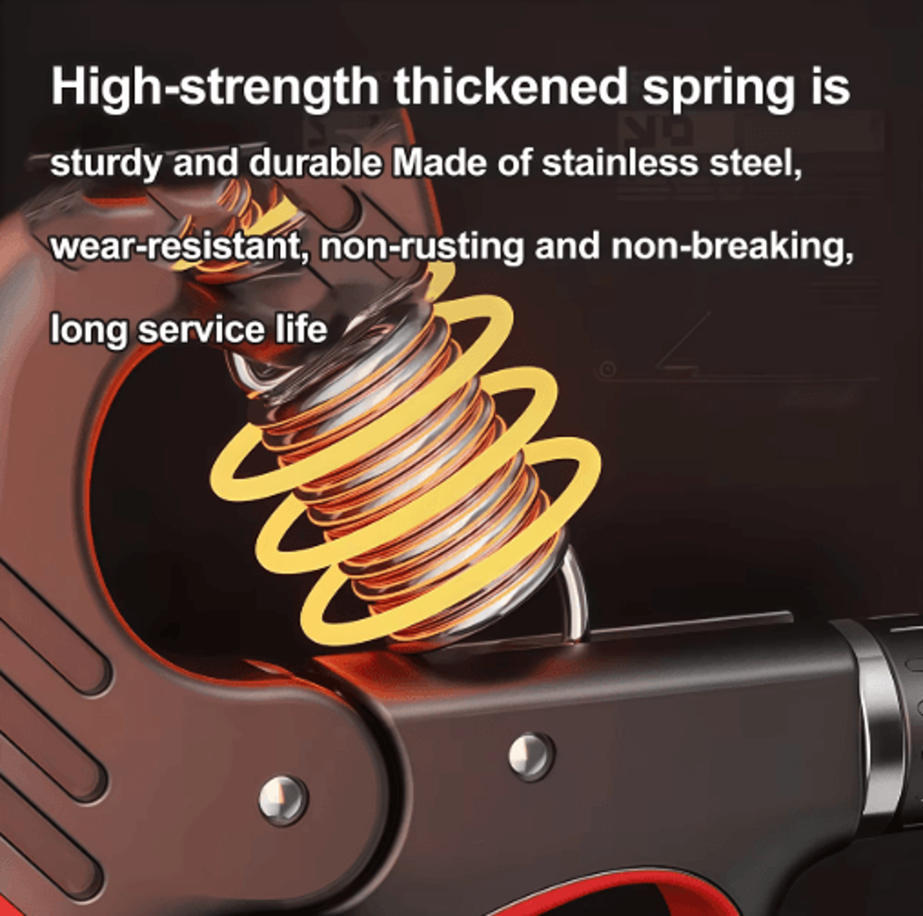 5100KG Adjustable Hand Gripper  Wrist And Forearm Strengthener With Grip Dynamometer 5