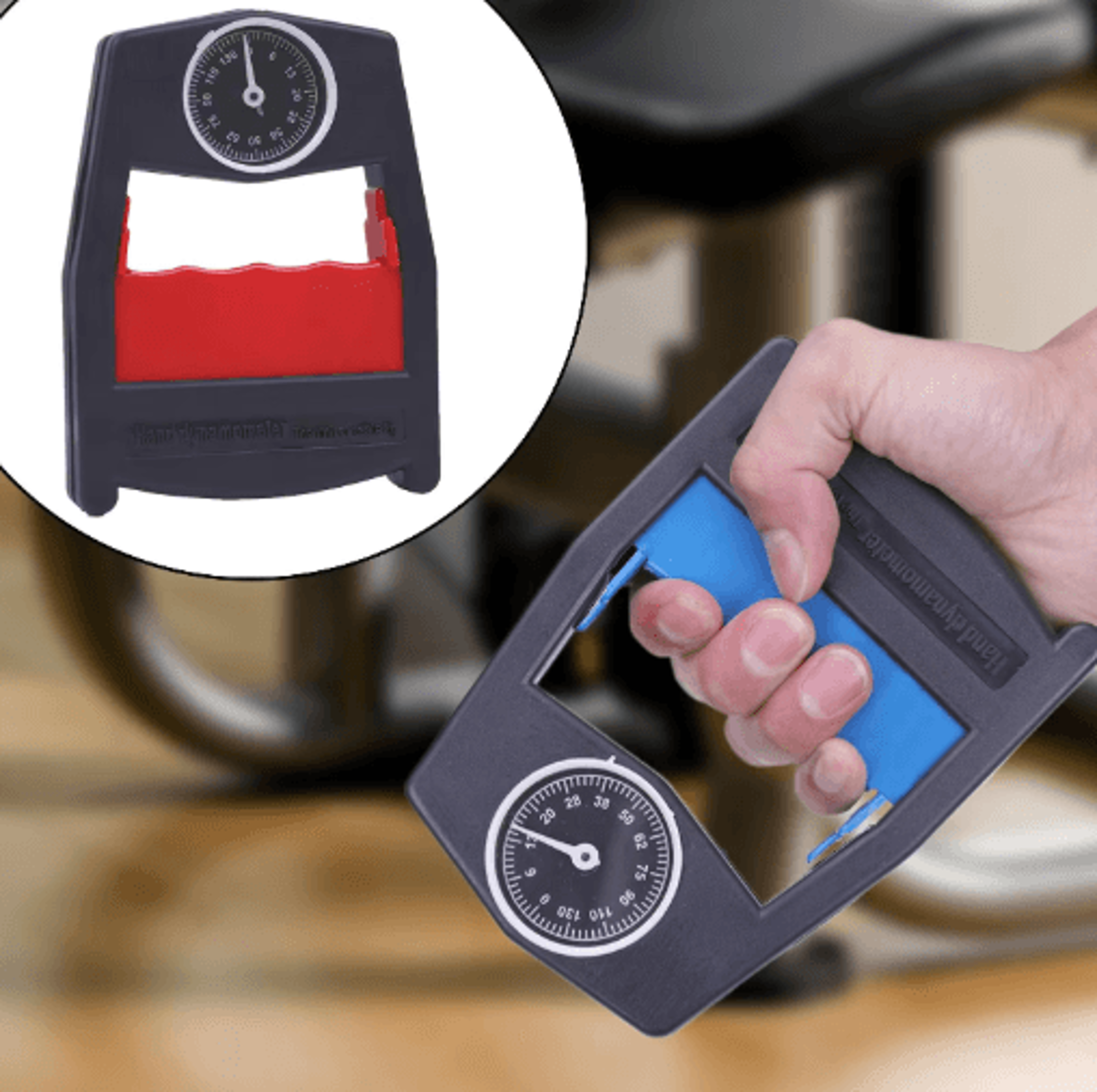 Digital Hand Grip Strength Tester  Handheld Grip Power Measurer And Forearm Trainer 0
