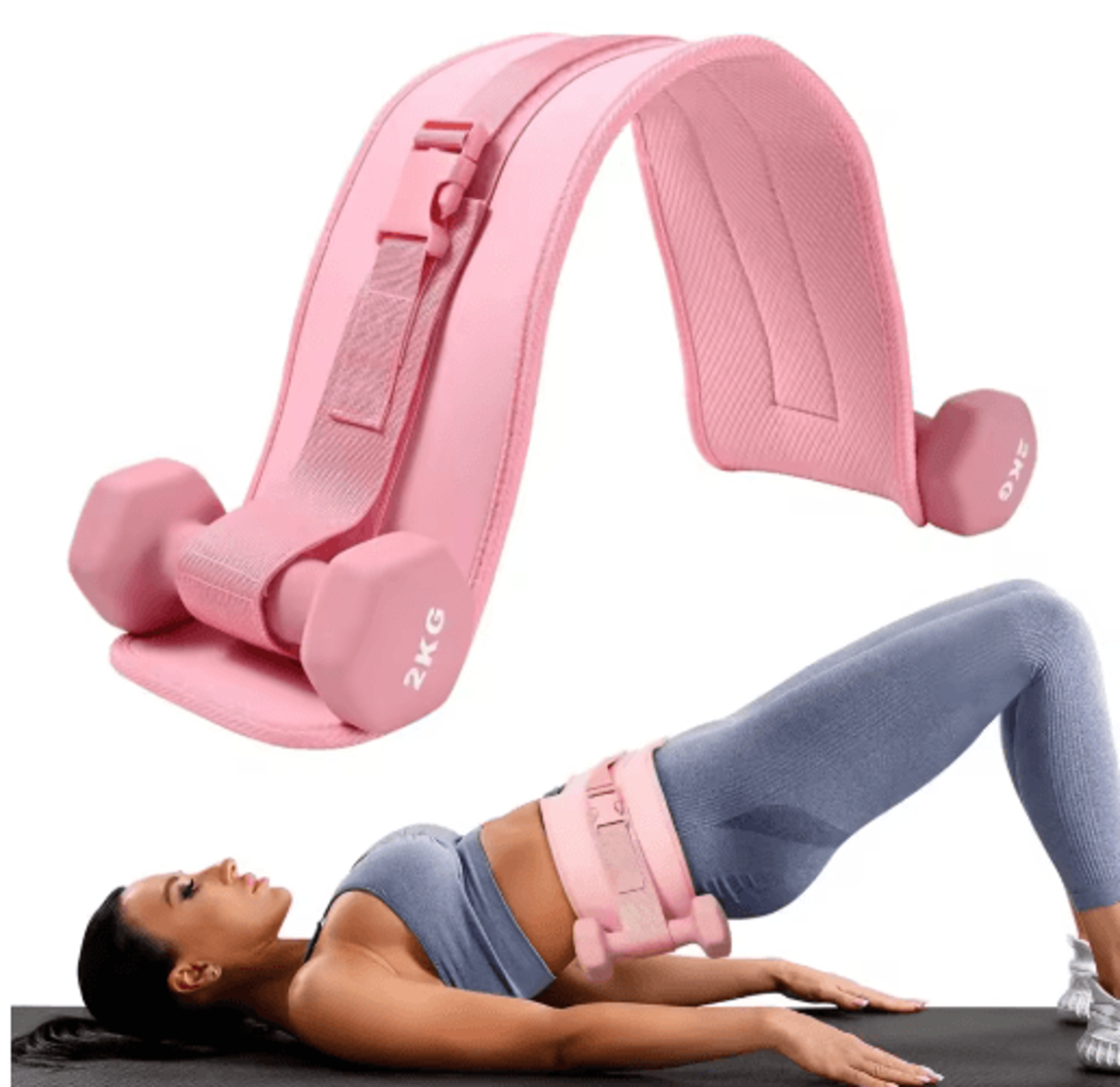 Thickened Hip Thrust Belt  Dumbbell And Kettlebell Glute Bridge Weight Belt 1
