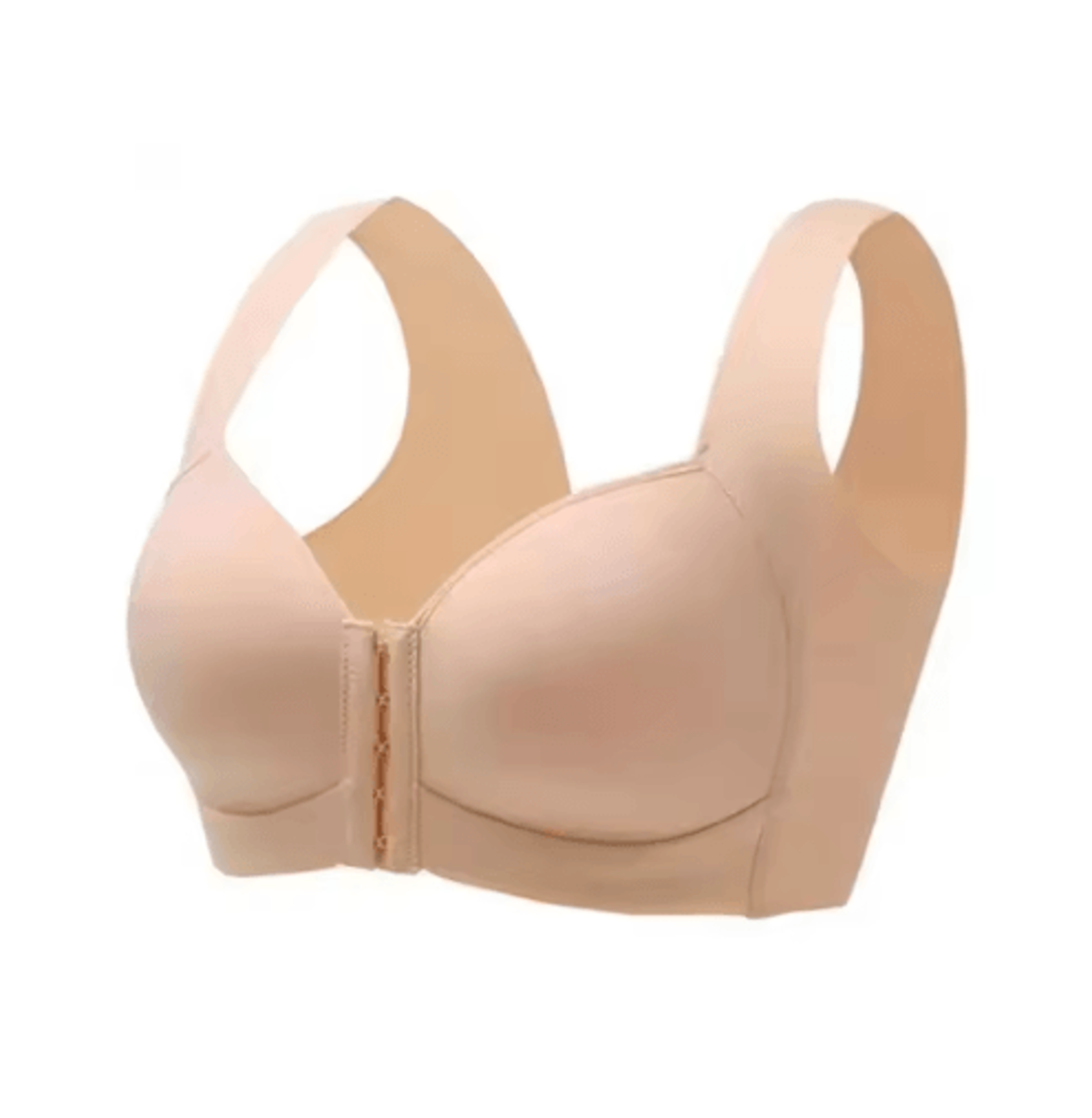 Comfort Ease Seamless Front Button Minimizer Bra Vest For All Day Support 2