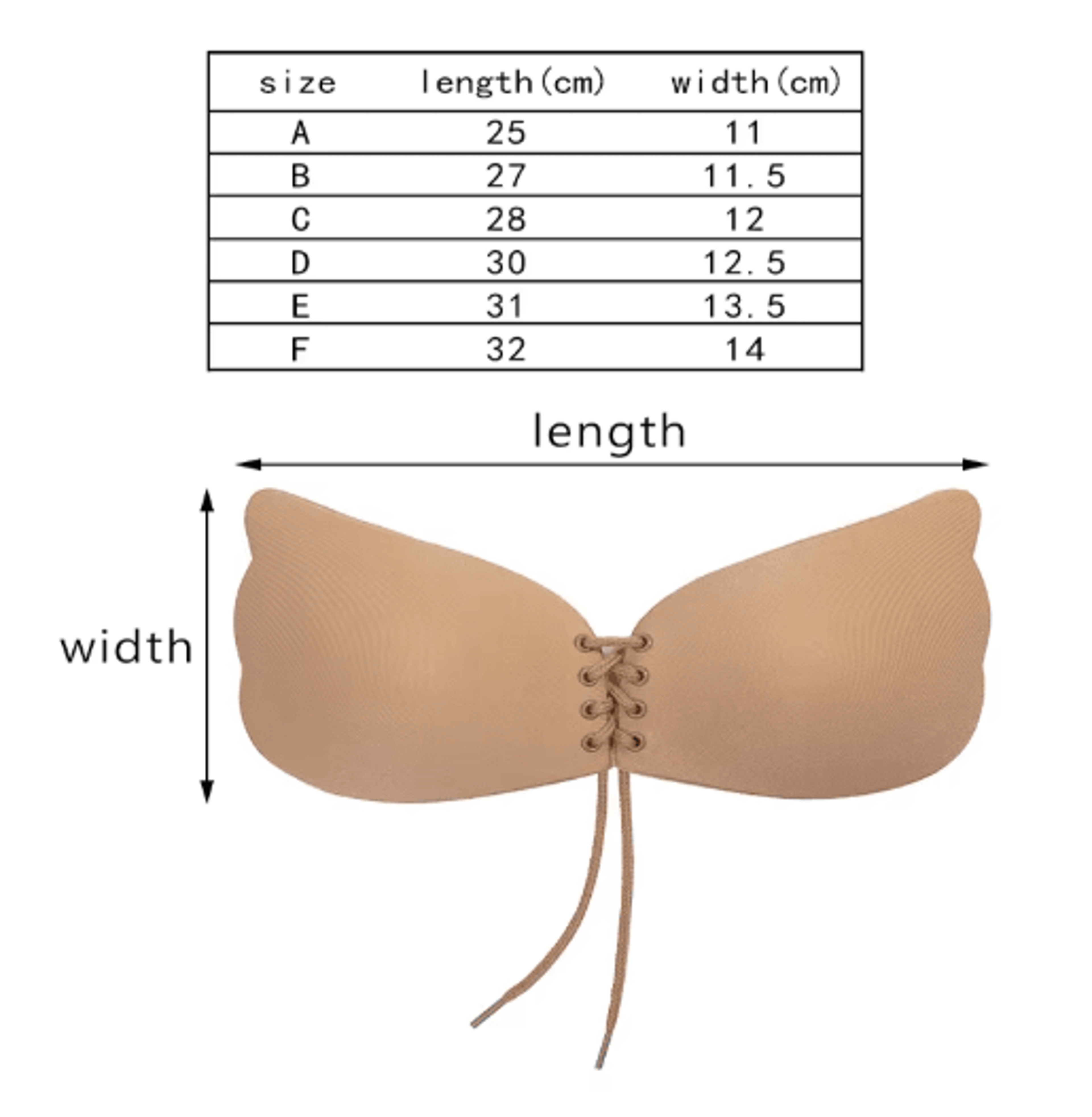 Seamless Self Adhesive Strapless Push Up Bra Invisible Silicone Backless Support 7
