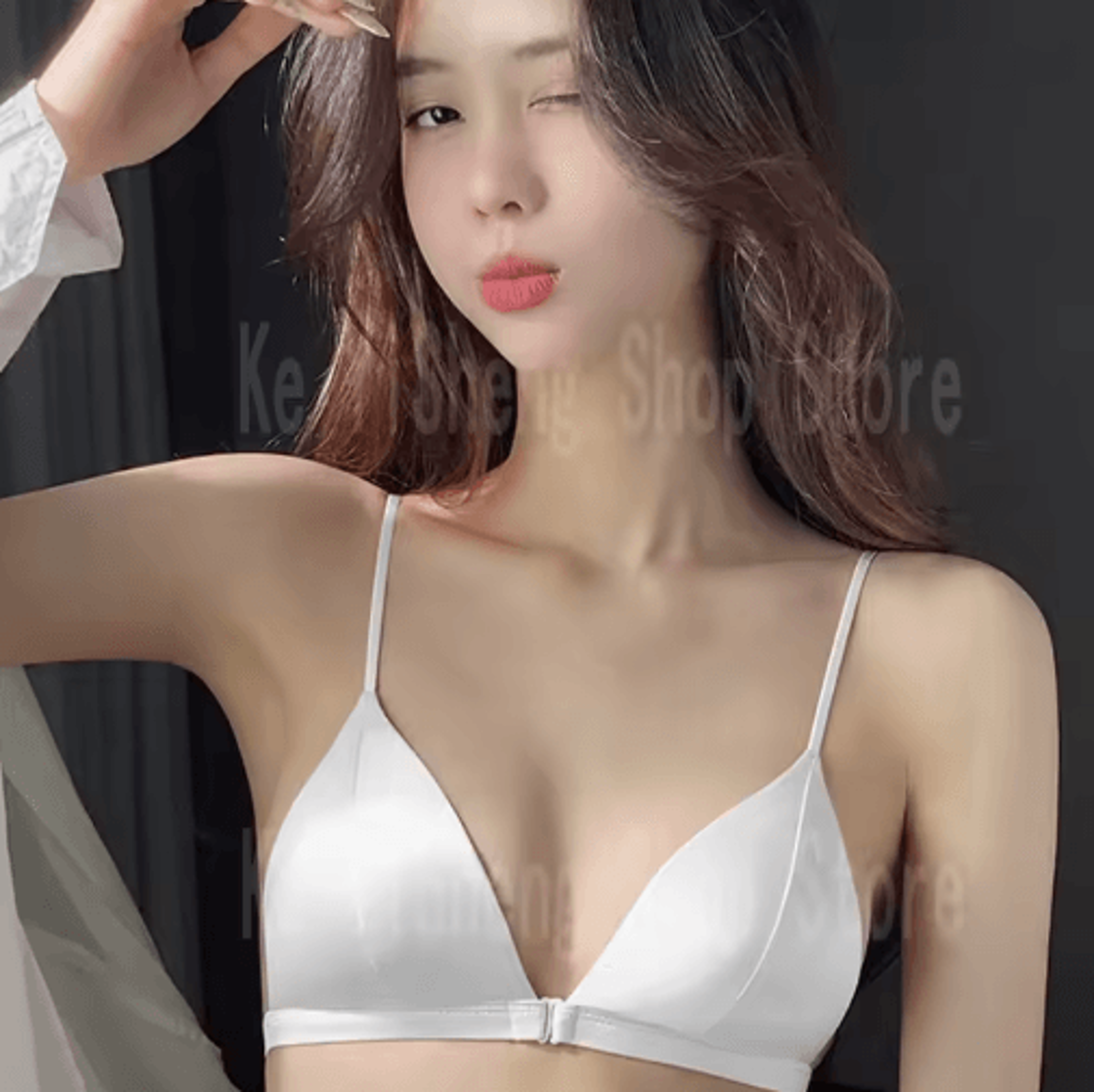 Sexy Back Front Buckle Wireless Bikini Bralette For Small Bust 1