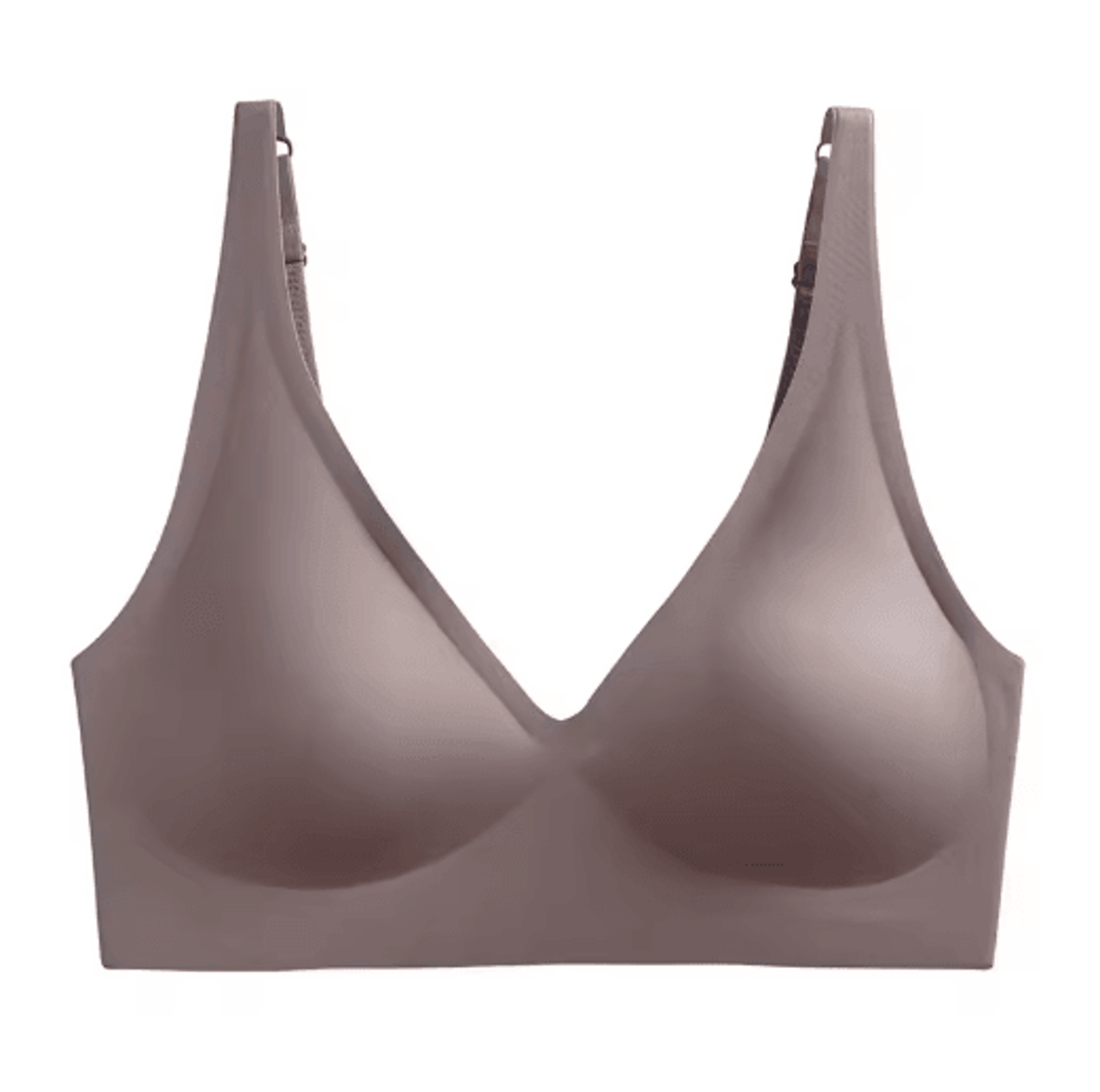 Seamless VNeck Wireless Gathered Bra For Small Chest 1