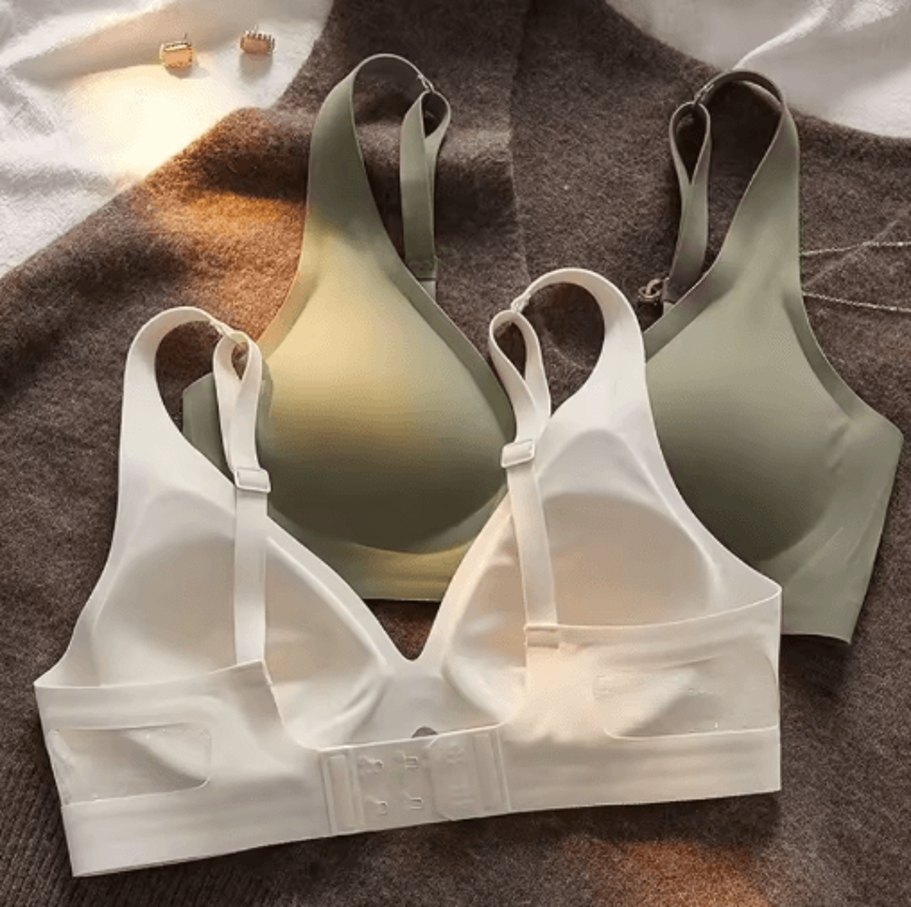 HighGrade Seamless Summer Wireless Soft Support Bra For Small Chest 5