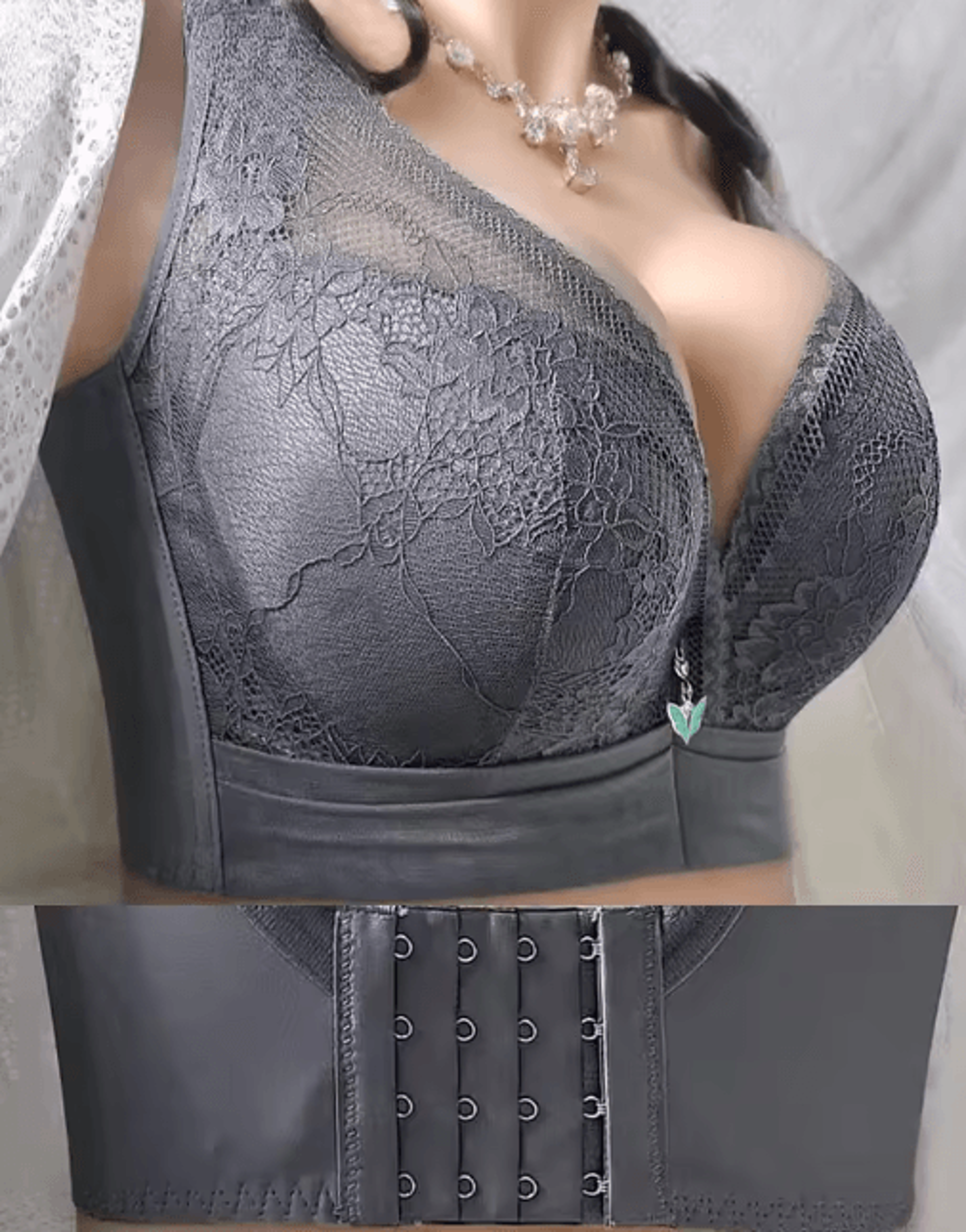 Plus Size 95D AntiSag Underwire Shaping Bra For Large Bust 0