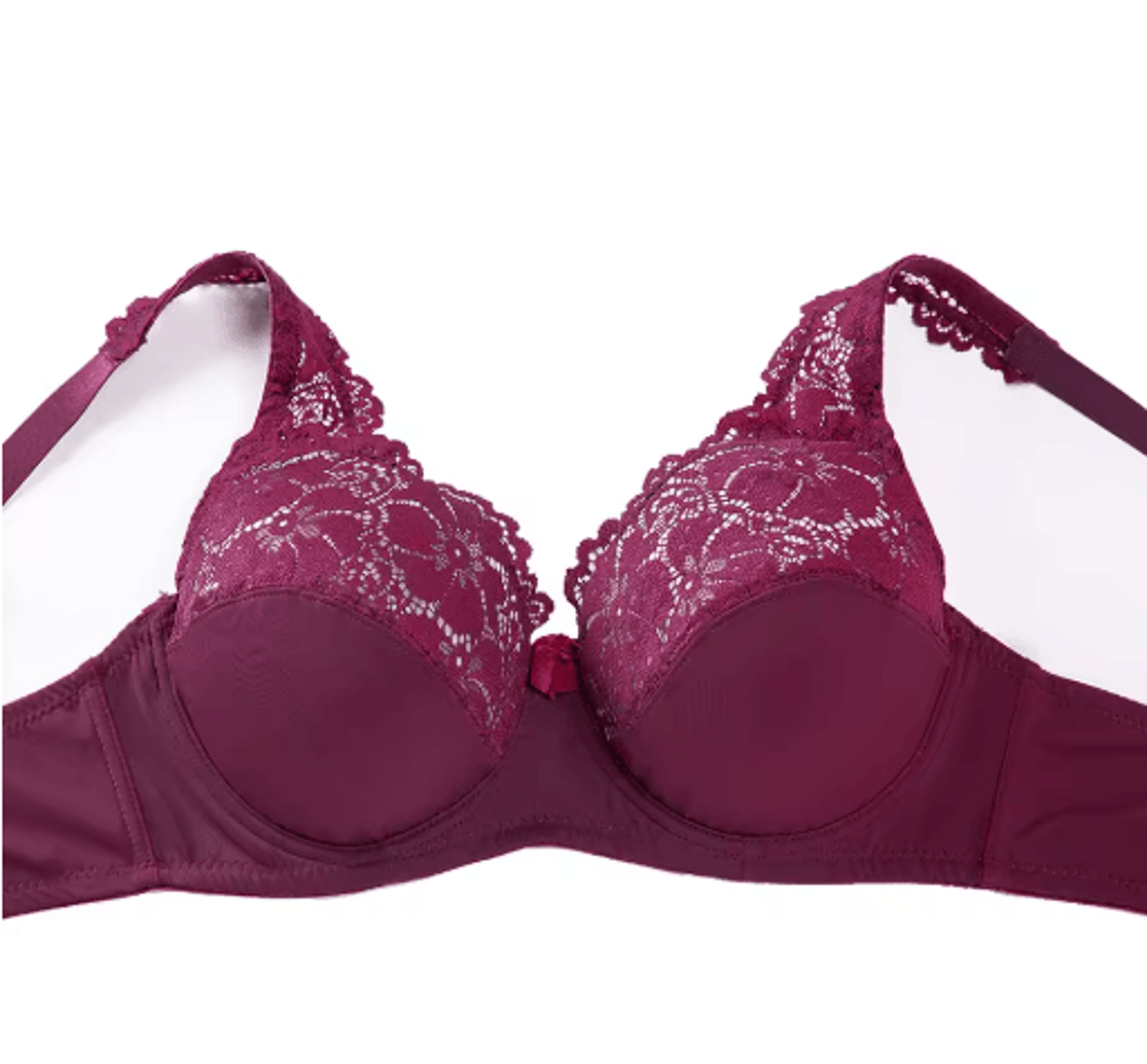Floral Embroidered Plunge Lace Bra For Full Support And Confidence 7