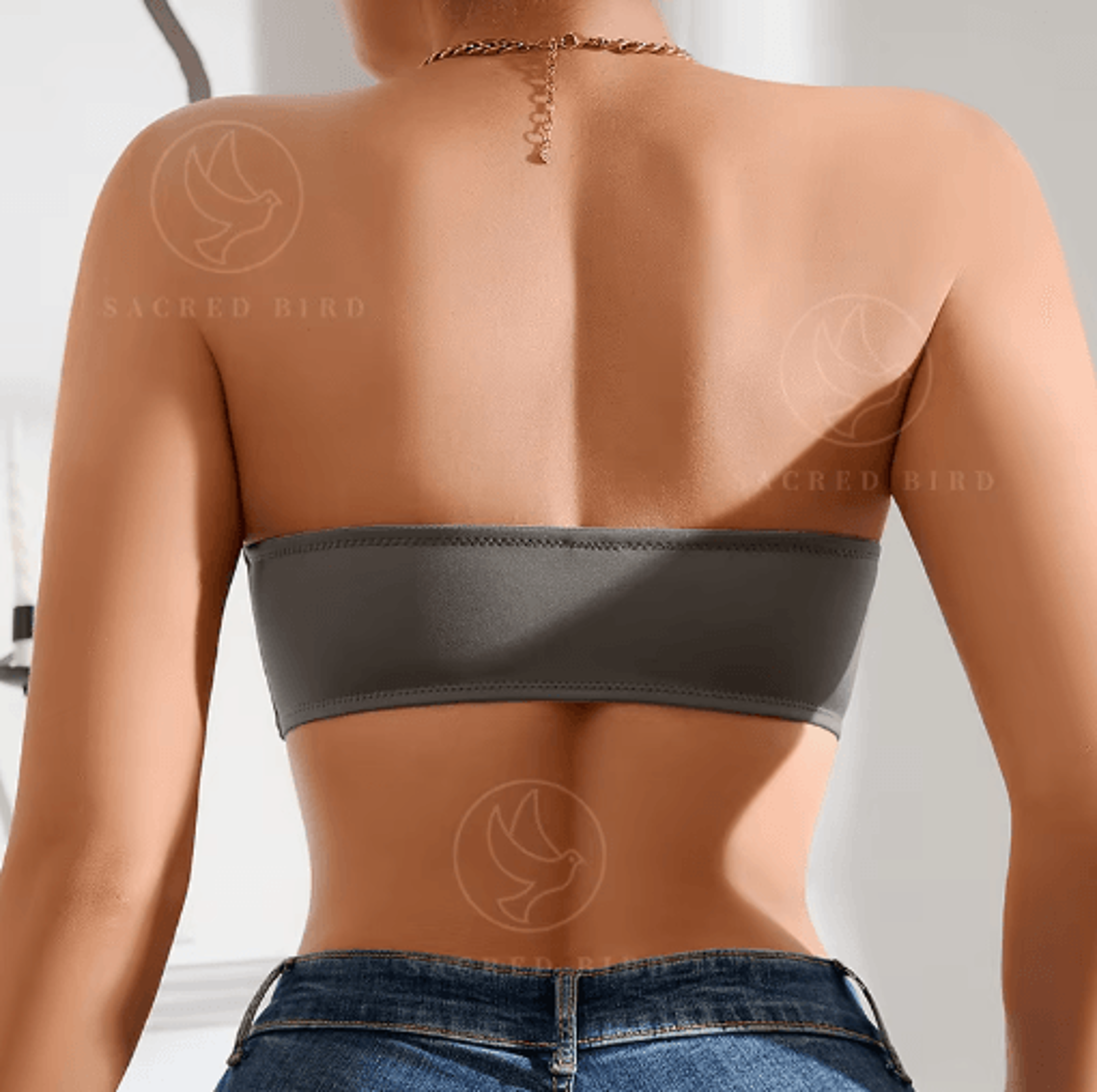 SlipProof Ice Silk Strapless Seamless Bra With Padded Support 11