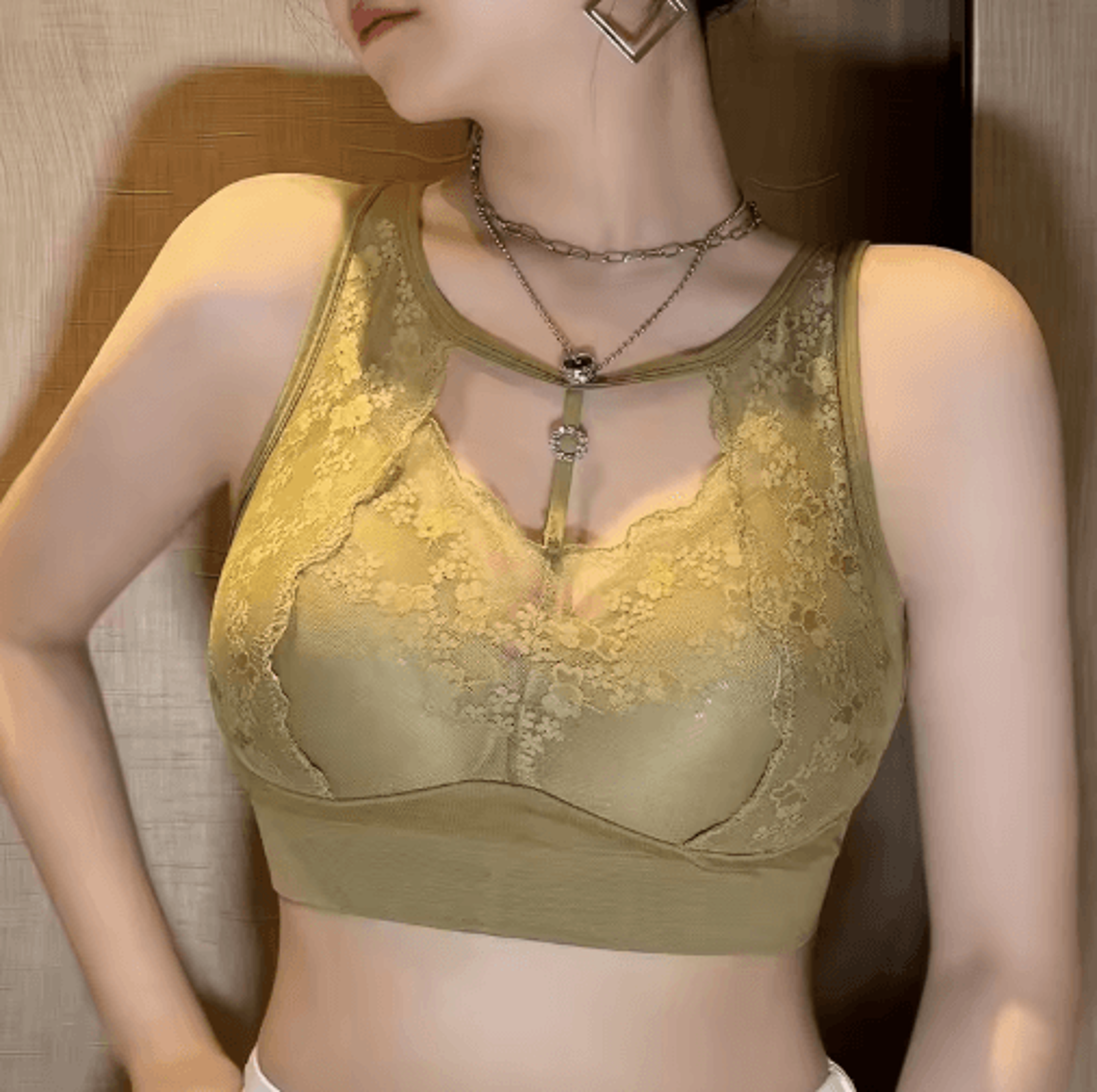 LaceLift Full Cup Wireless Anti Sagging Bra For Large Bust 5