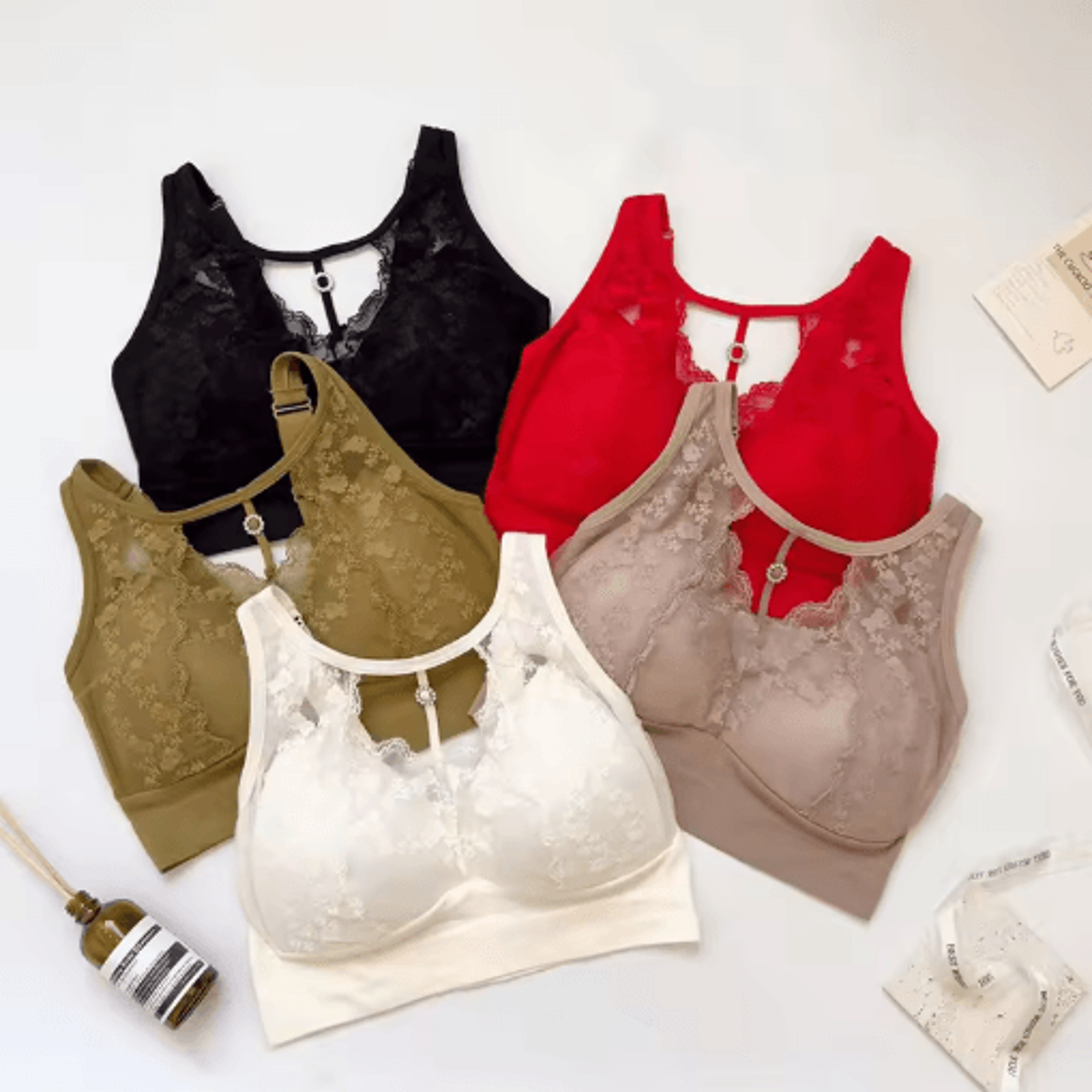 LaceLift Full Cup Wireless Anti Sagging Bra For Large Bust 9