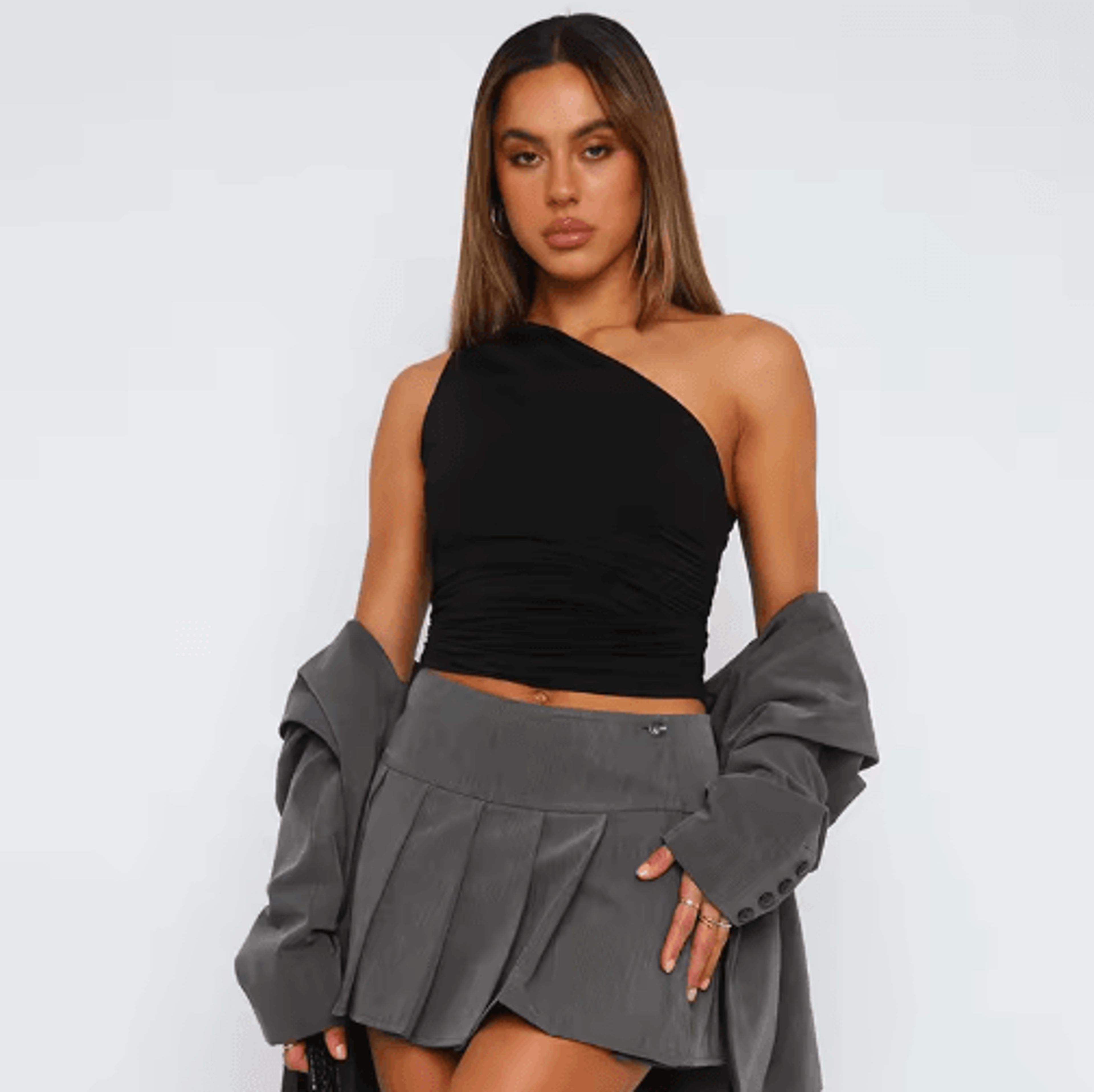 One Shoulder Backless Slim Tank  Candy Color Sexy Summer Top For Women 0