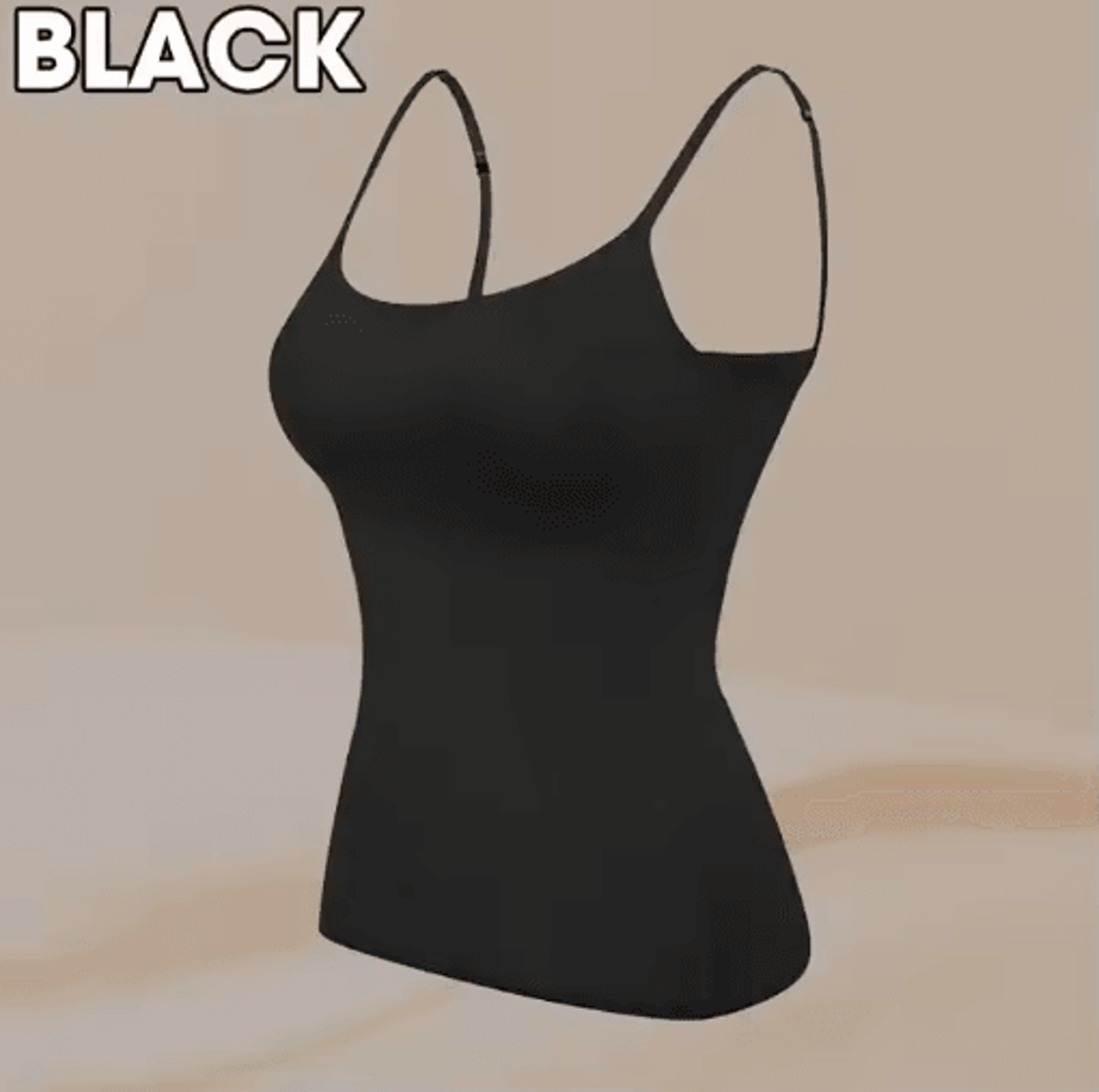 2024 Padded Bra Spaghetti Strap Camisole  Supportive Solid Summer Tank For Women 7
