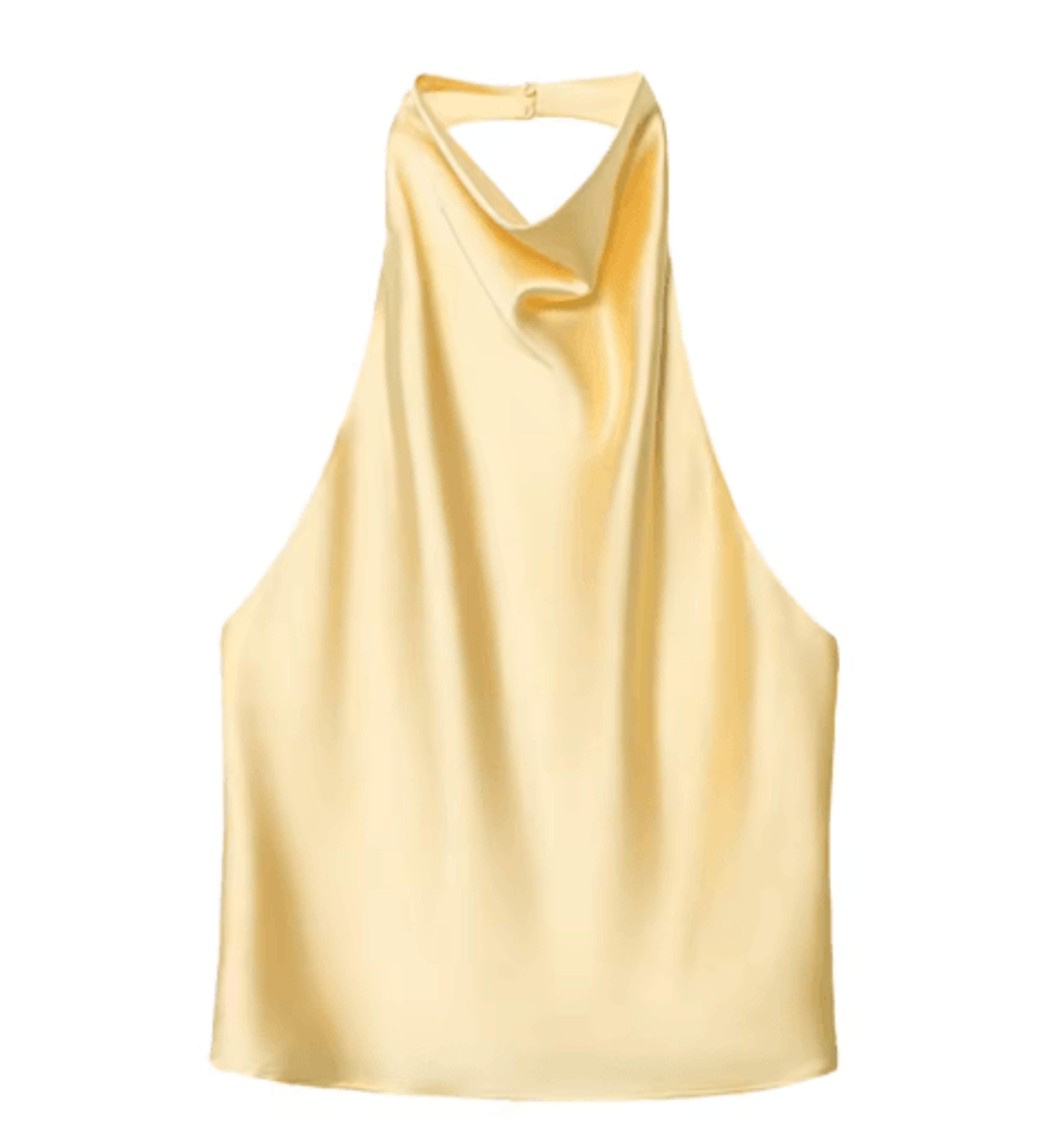 HXAO Satin Halter Backless Corset Top Elegant Summer Tank For Women 2