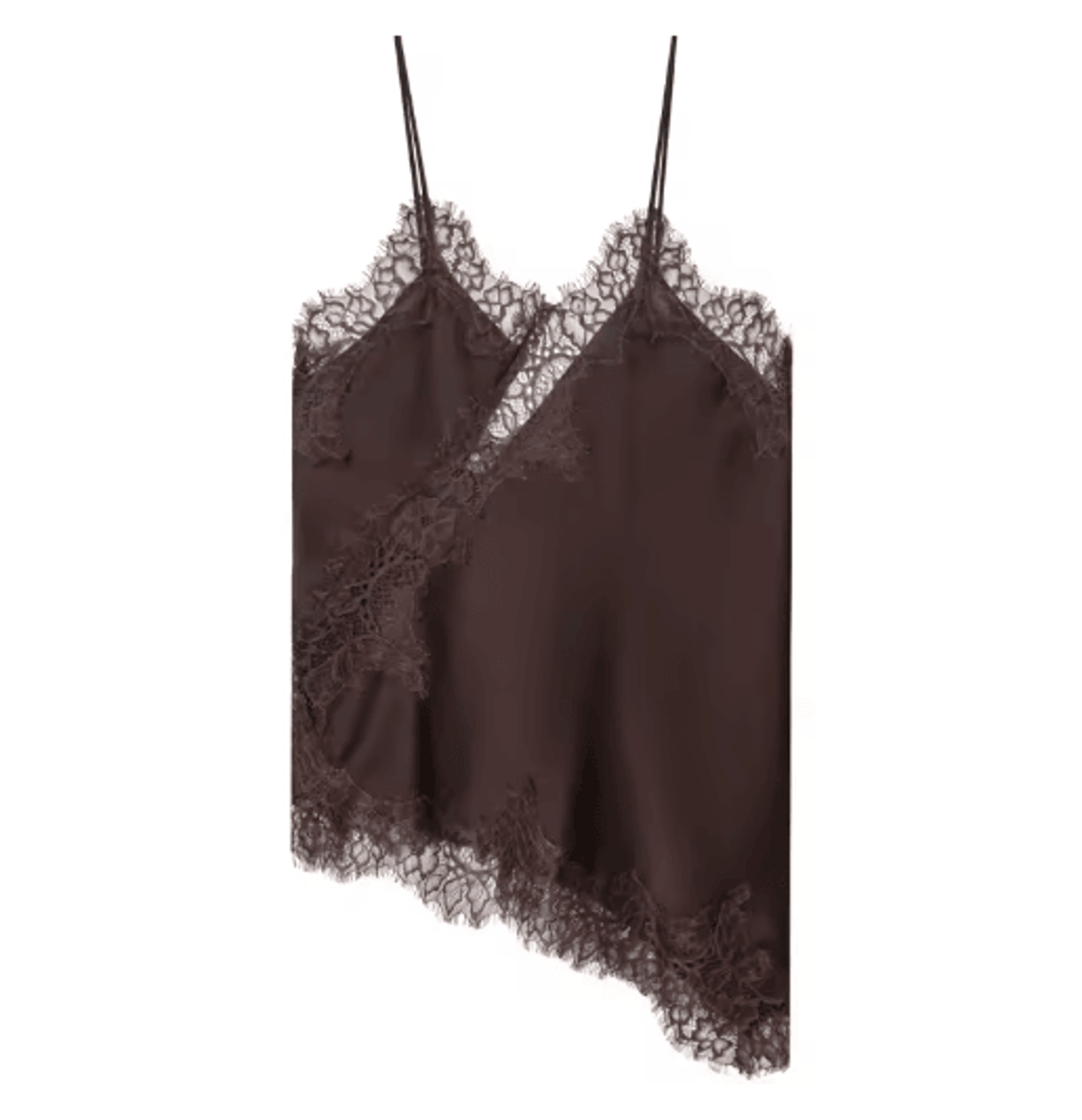 HXAO Y2K Lace Asymmetrical Top Backless Off Shoulder Summer Camisole 2