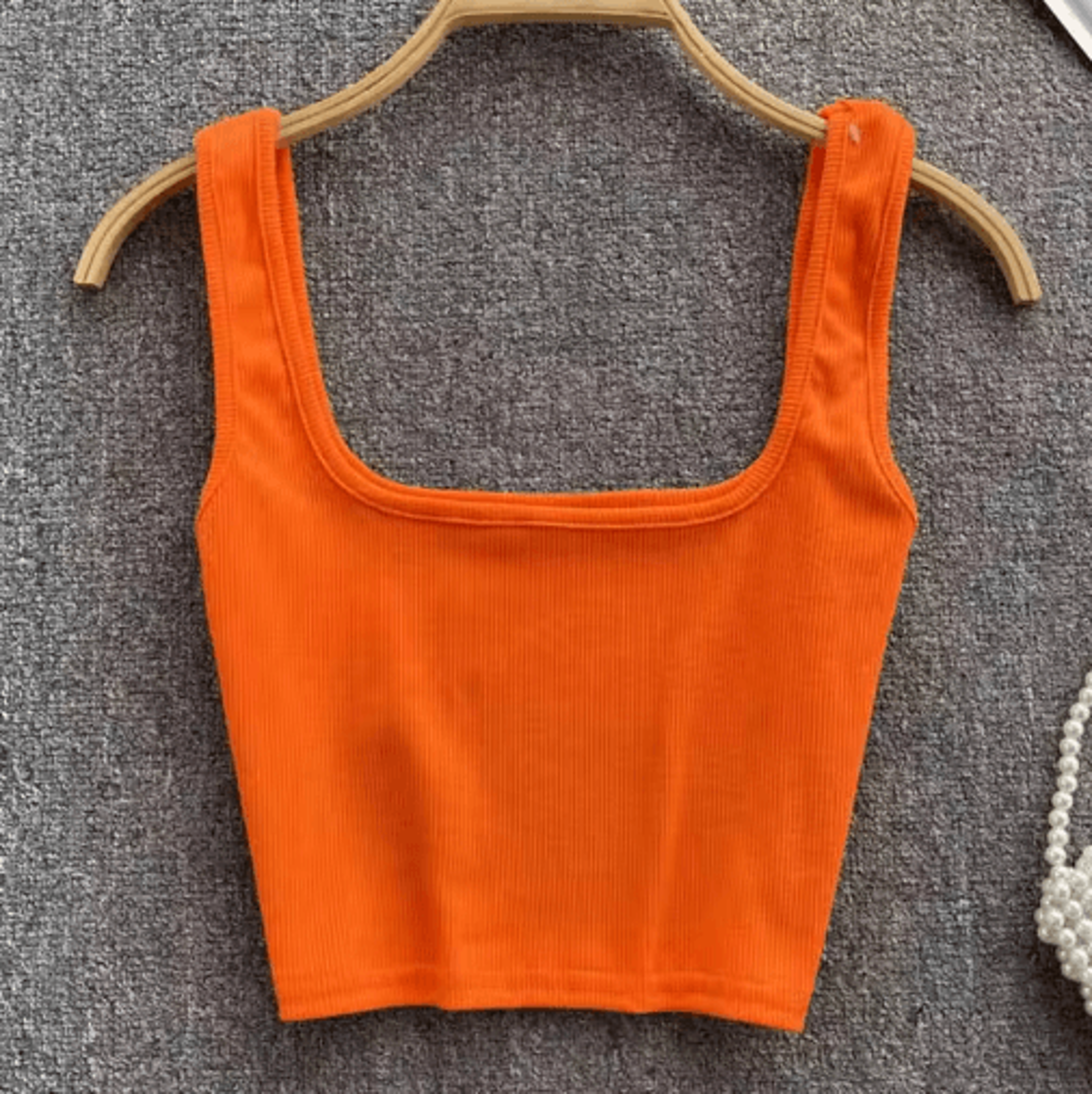 Womens Backless Y2K Crop Top Slim Fit Sleeveless Cami 5